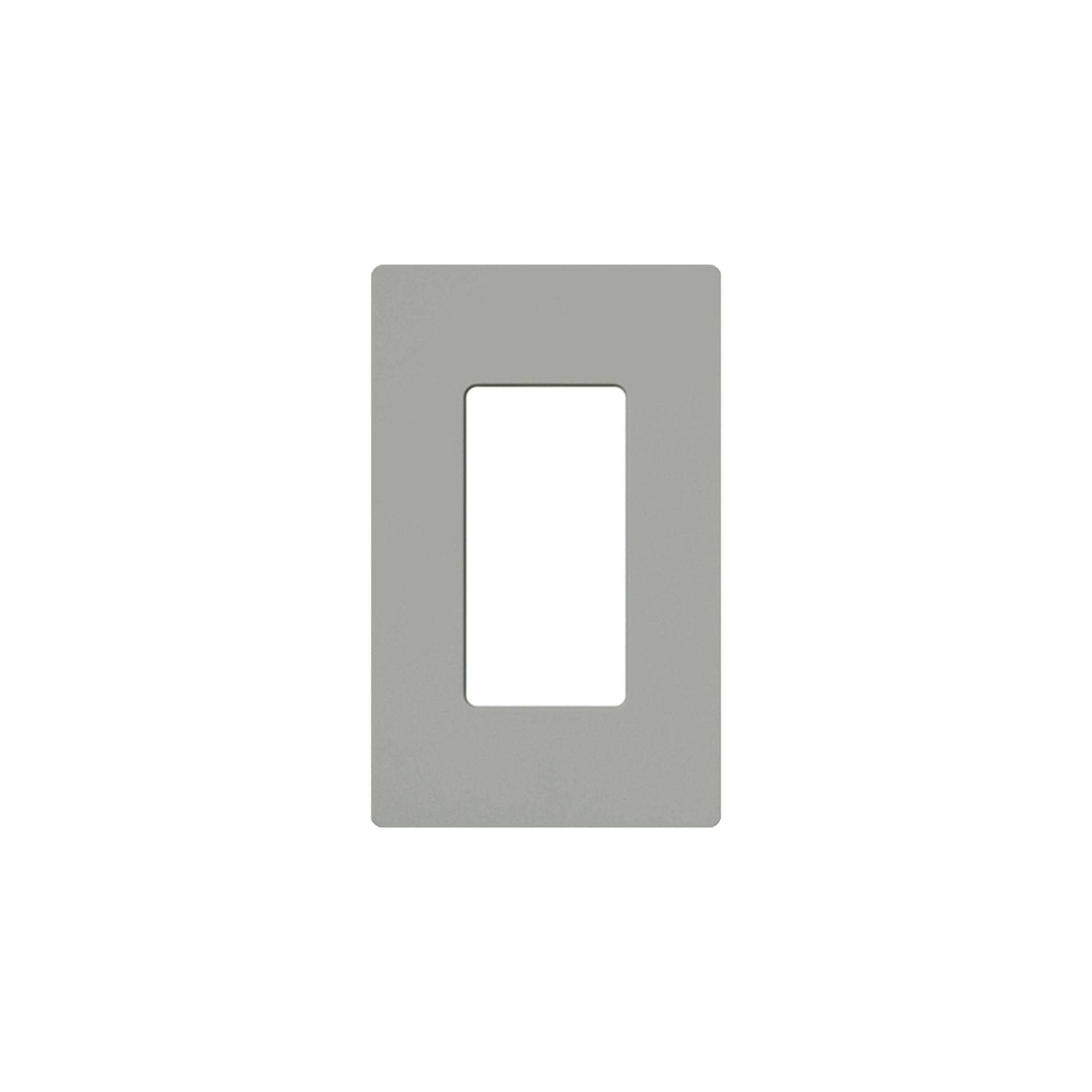 Placa de pared 1 espacio, para atenuador (dimmer), switch ó control remoto PICO inalámbrico.