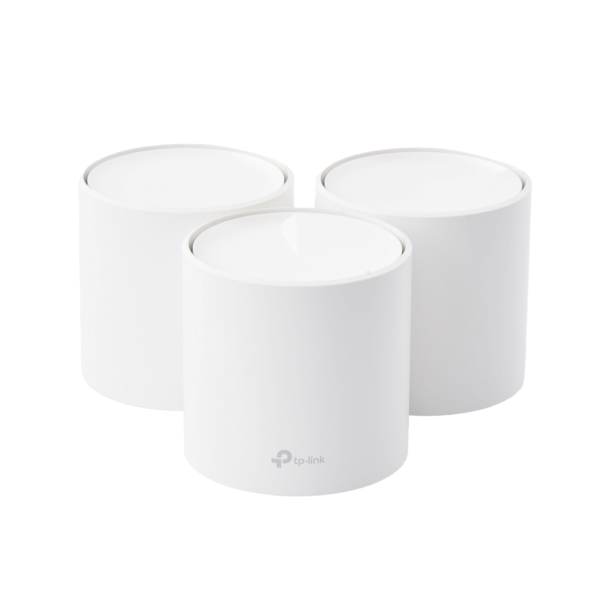 Kit 3 Routers Inalámbricos MESH Interior para Hogar / Doble Banda Wi-Fi 6 AX1800 Mbps / 2 Puerto Gigabit WAN/LAN / 2 Antenas Internas / Administración Mediante la App Deco (iOS, Android) / Protección HomeShield