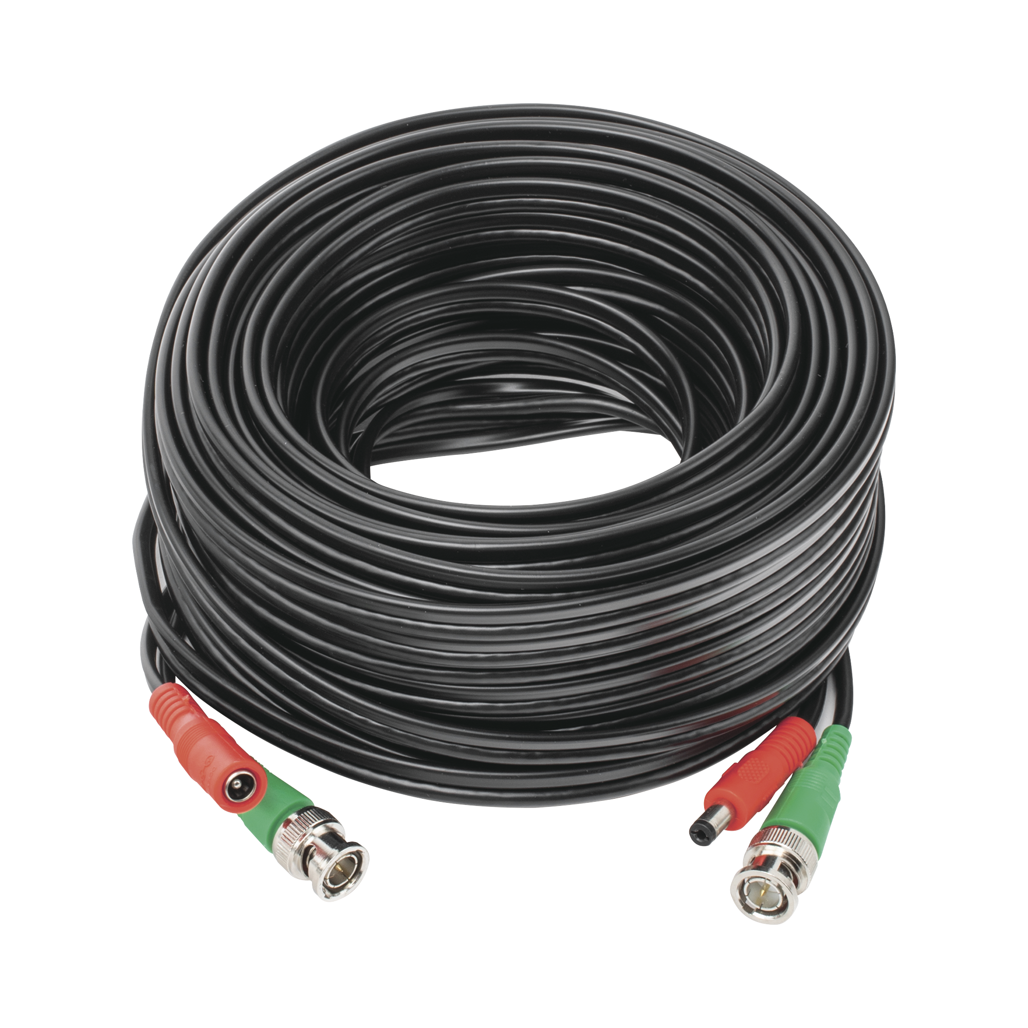 Cable coaxial ( BNC RG59 ) + Alimentación / SIAMÉS / 20 Metros / 100 % COBRE / Para Cámaras 4K  / Uso interior y exterior