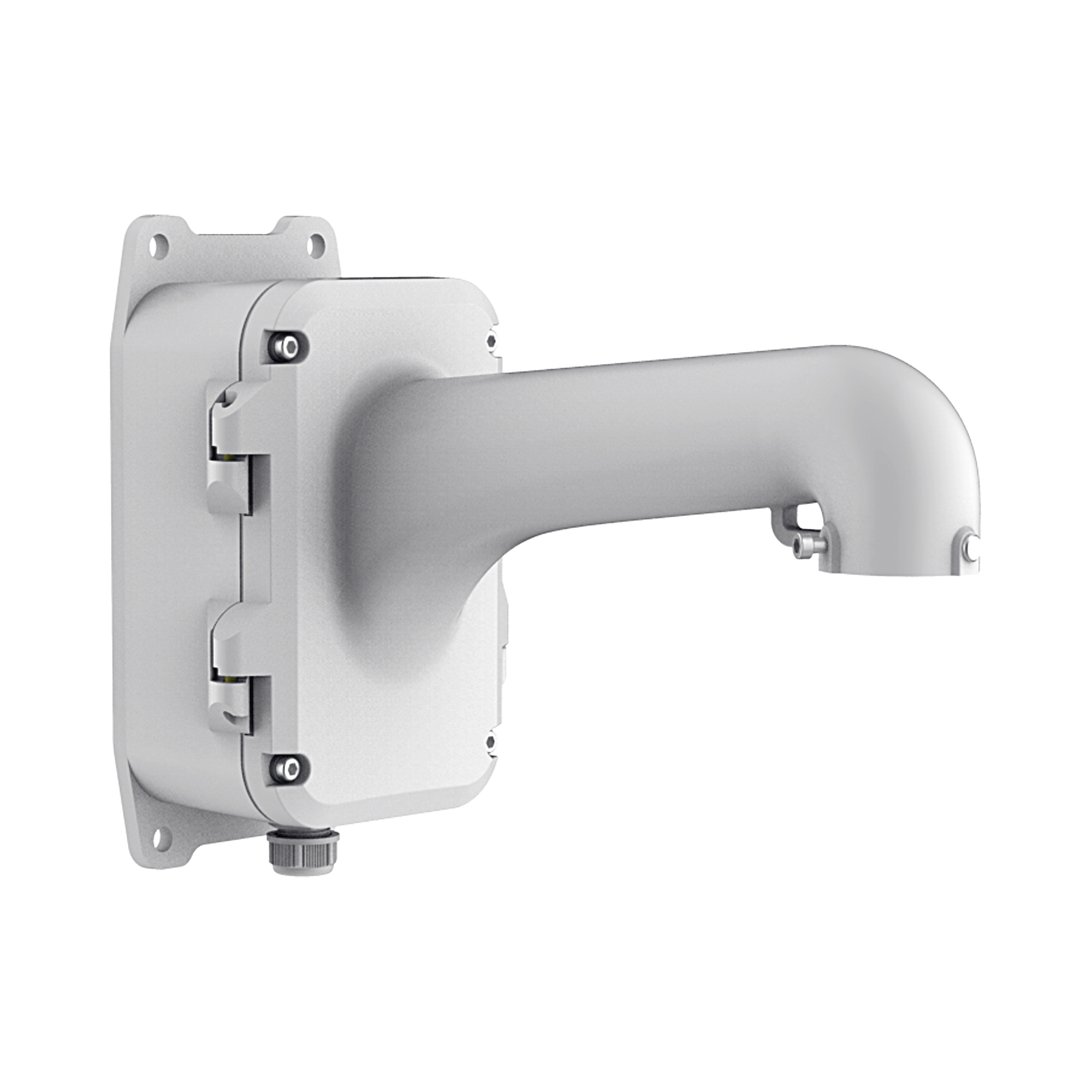 Montaje de Pared para Exterior con Caja de Conexión / Compatible con Domos PTZ HIKVISION y epcom