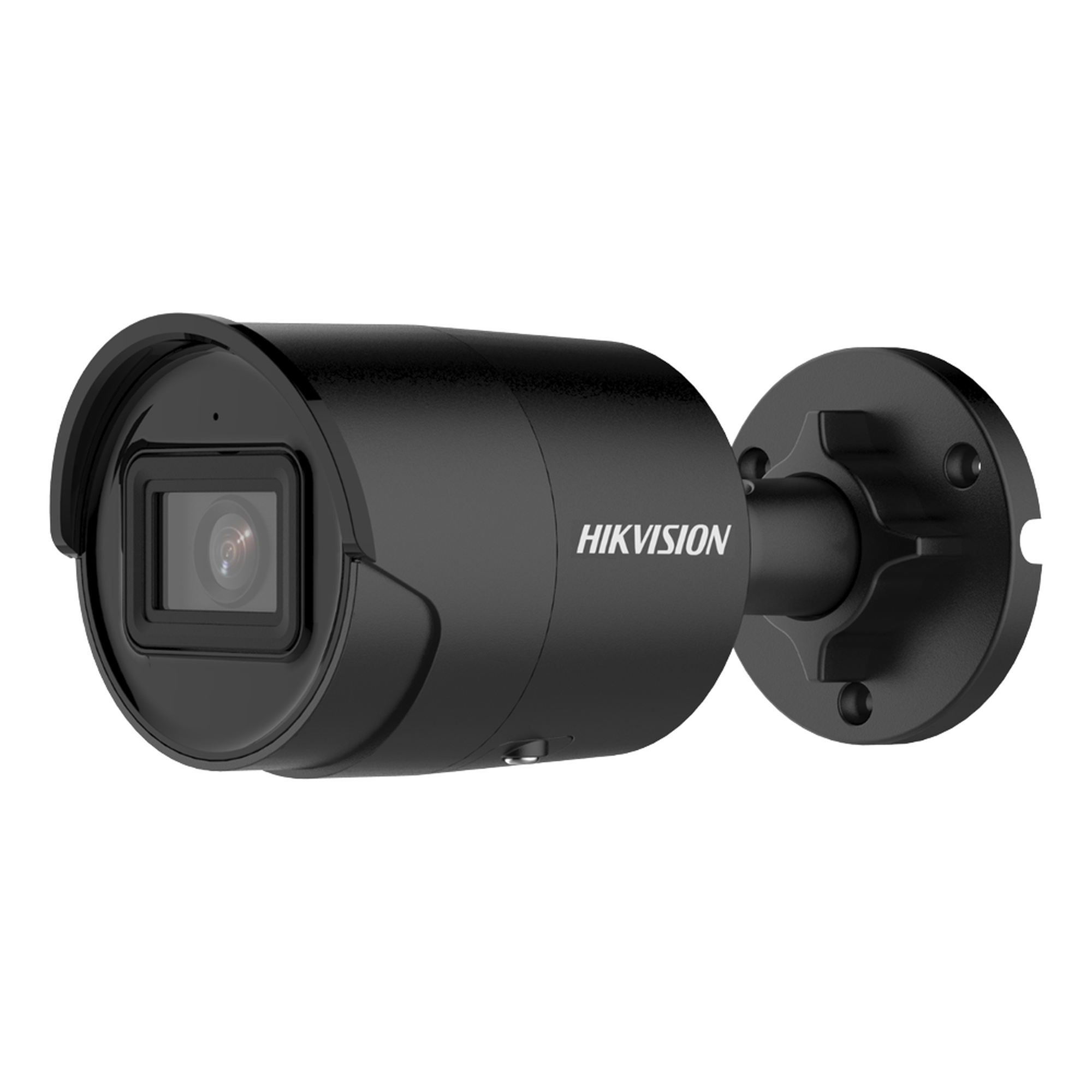 Bala IP 4 Megapixel / Color Negro / Lente 2.8 mm / 40 mts IR EXIR / Exterior IP67 / WDR 120 dB / PoE / Micrófono Integrado / Videoanaliticos (Filtro de Falsas Alarmas) / Metal / microSD