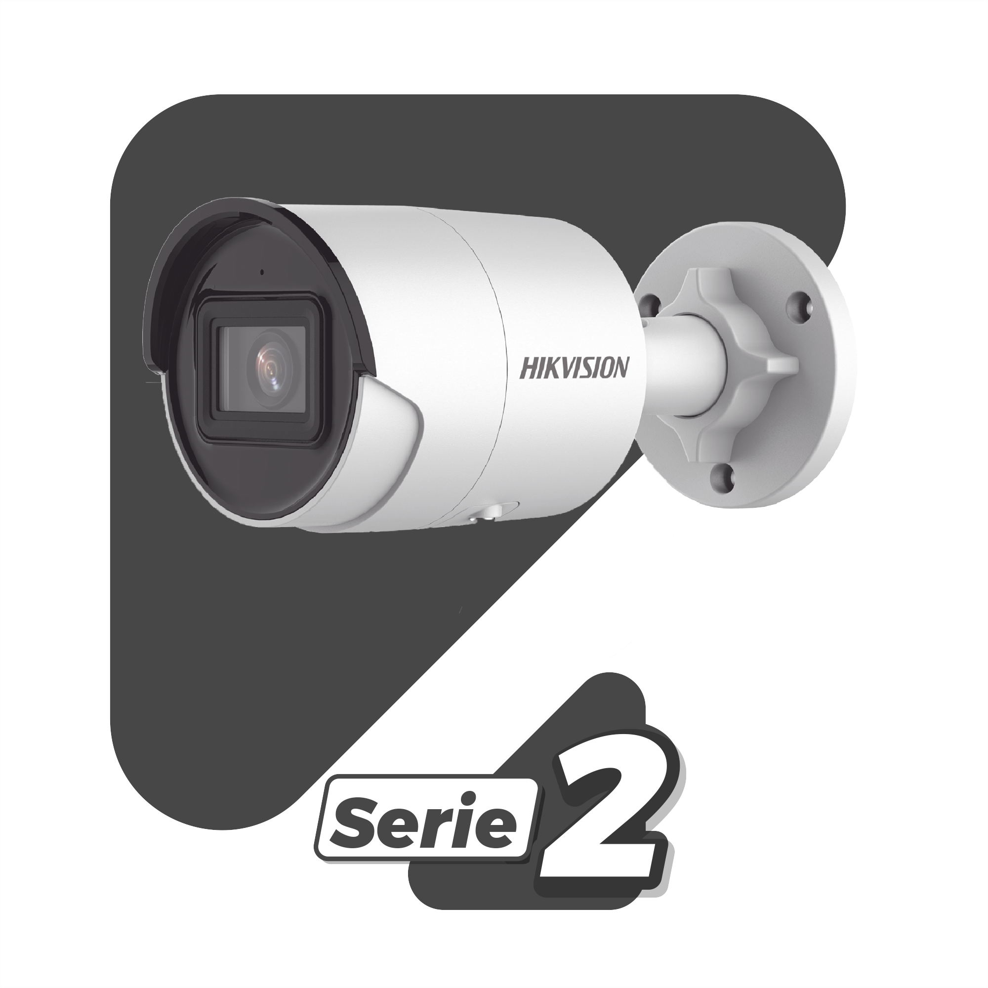 Bala IP 6 Megapixel / Lente 2.8 mm / 40 mts IR EXIR /Exterior IP67 / WDR 120 dB / PoE / Micrófono Integrado / Videoanaliticos (Filtro de Falsas Alarmas) / Metal / MicroSD / ONVIF