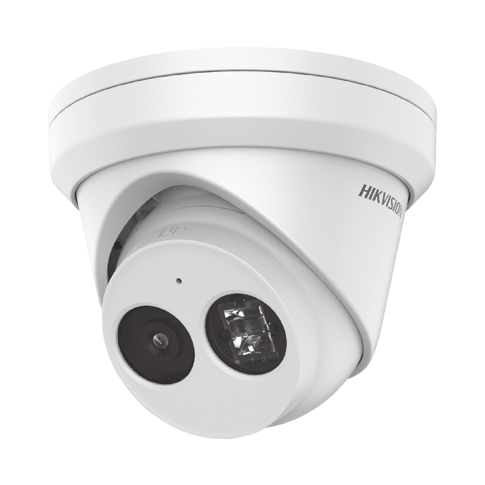 Turret IP 4 Megapixel / Lente 2.8 mm / 30 mts IR EXIR / Exterior IP67 / WDR 120 dB / PoE / ACUSENSE (Evita Falsas Alarmas) / Micrófono Integrado / Metal  / MicroSD / ONVIF