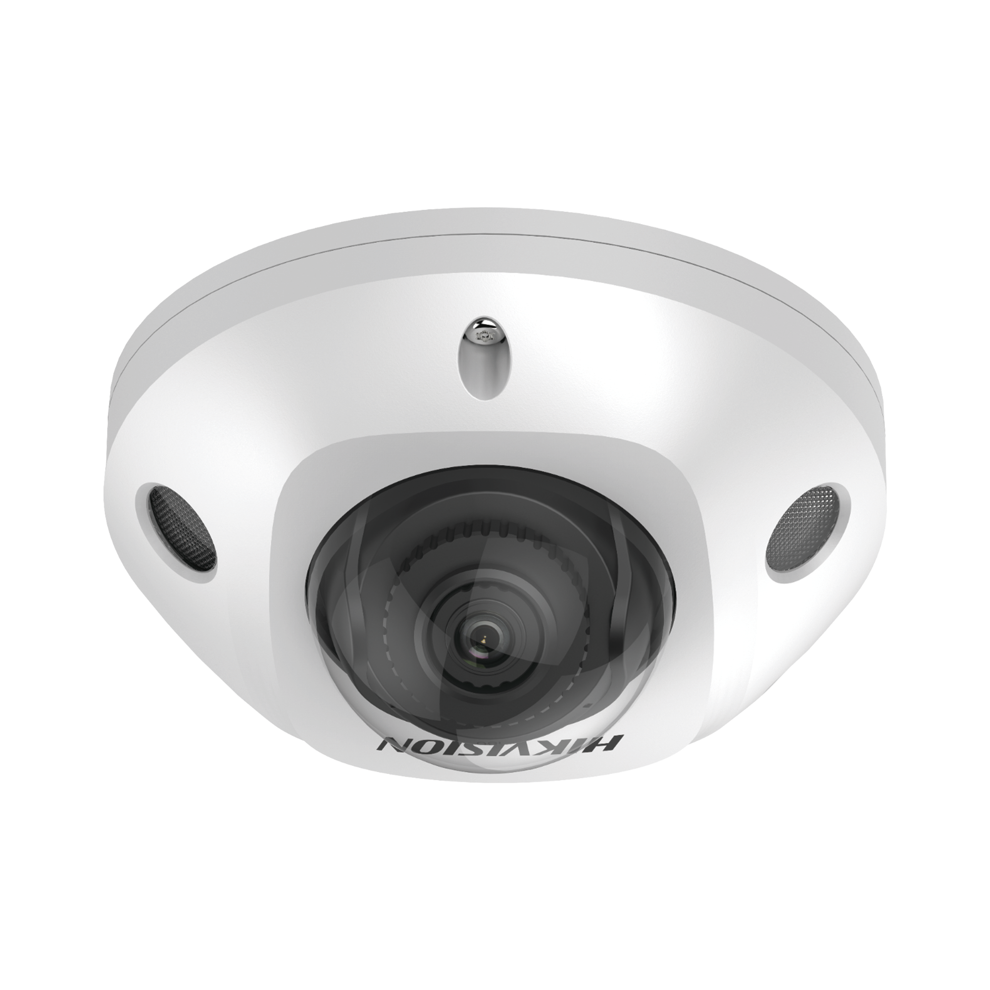 Mini Domo IP 6 Megapixel / Lente 2.8 mm / Micrófono Integrado / 30 mts IR EXIR / Exterior IP67 / IK08 /  WDR 120 dB / PoE / ACUSENSE (Evita Falsas Alarmas) / Entrada y Salida de Audio y Alarma / MicroSD / ONVIF