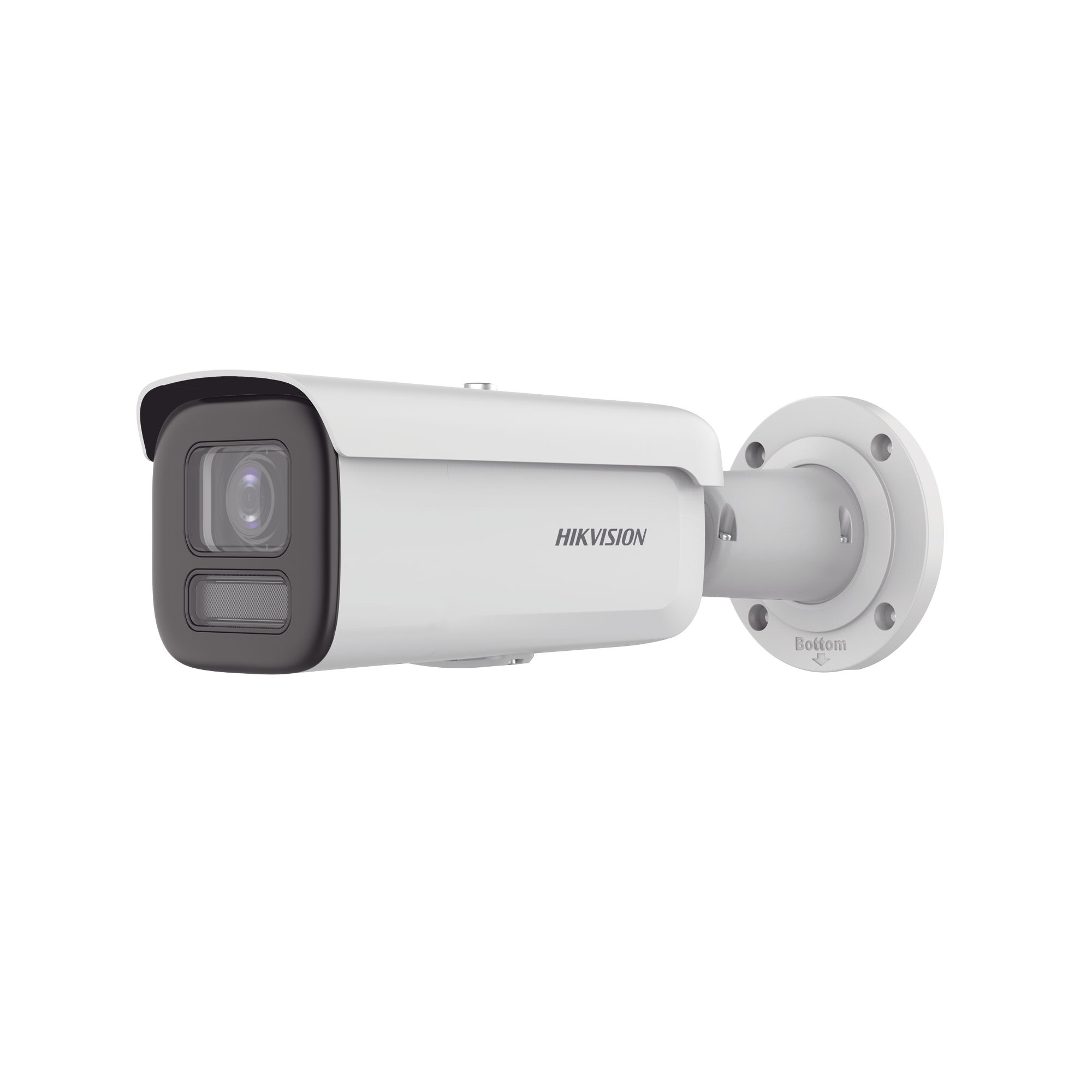 Bullet IP 4 Megapixel / Imagen a Color 24/7 / Lente 3.6 - 9 mm / Luz Blanca 60 mts / WDR 130 dB / Exterior IP67 / Captura Facial / Videoanaliticos (Filtro de Falsas Alarmas) / MicroSD