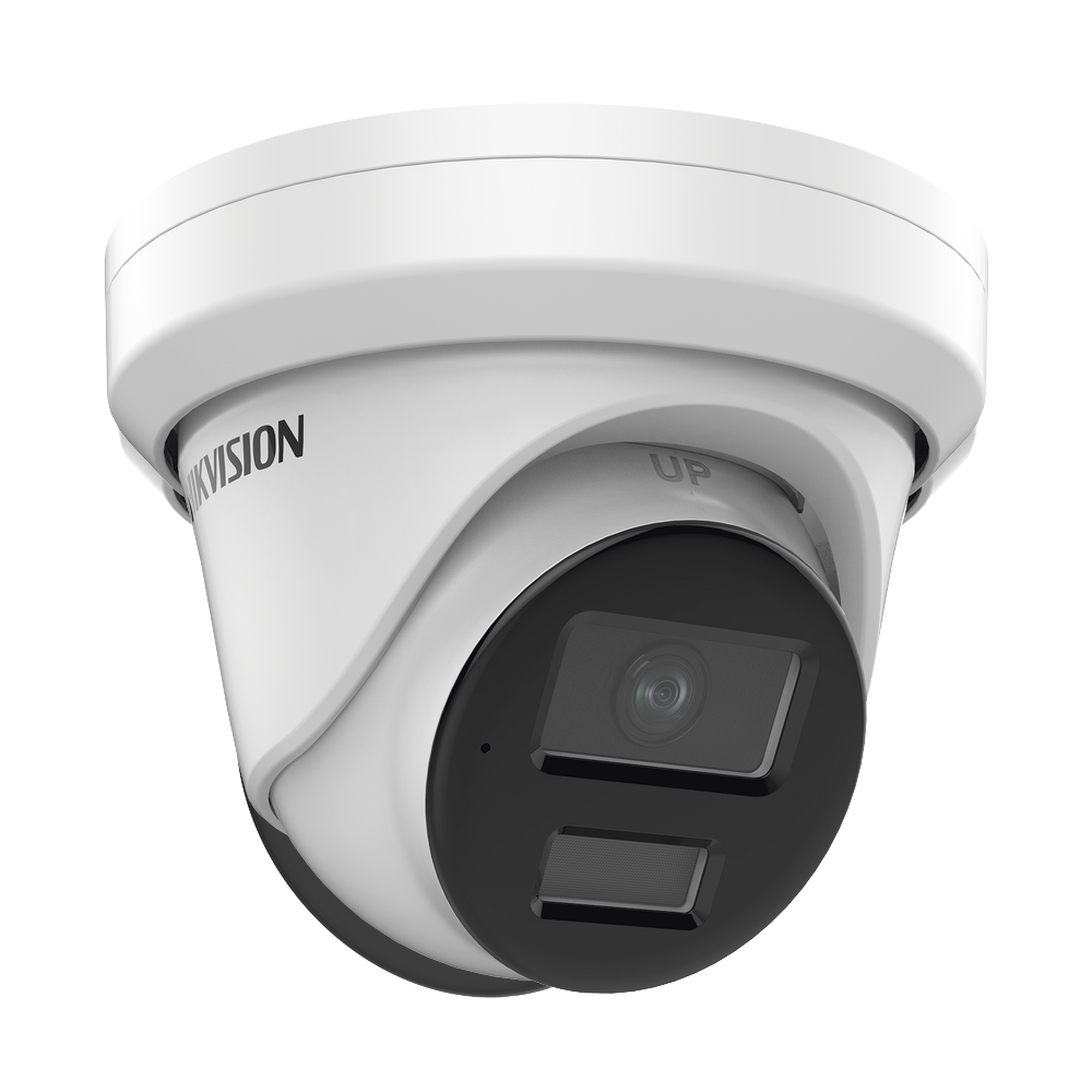 Turret IP 4 Megapixel / Lente 2.8 mm / 40 mts IR / Exterior IP67 / ACUSENSE / DARKFIGHTER / Audio y Alarma I/O / PoE / Captura Facial / ONVIF / Micro SD