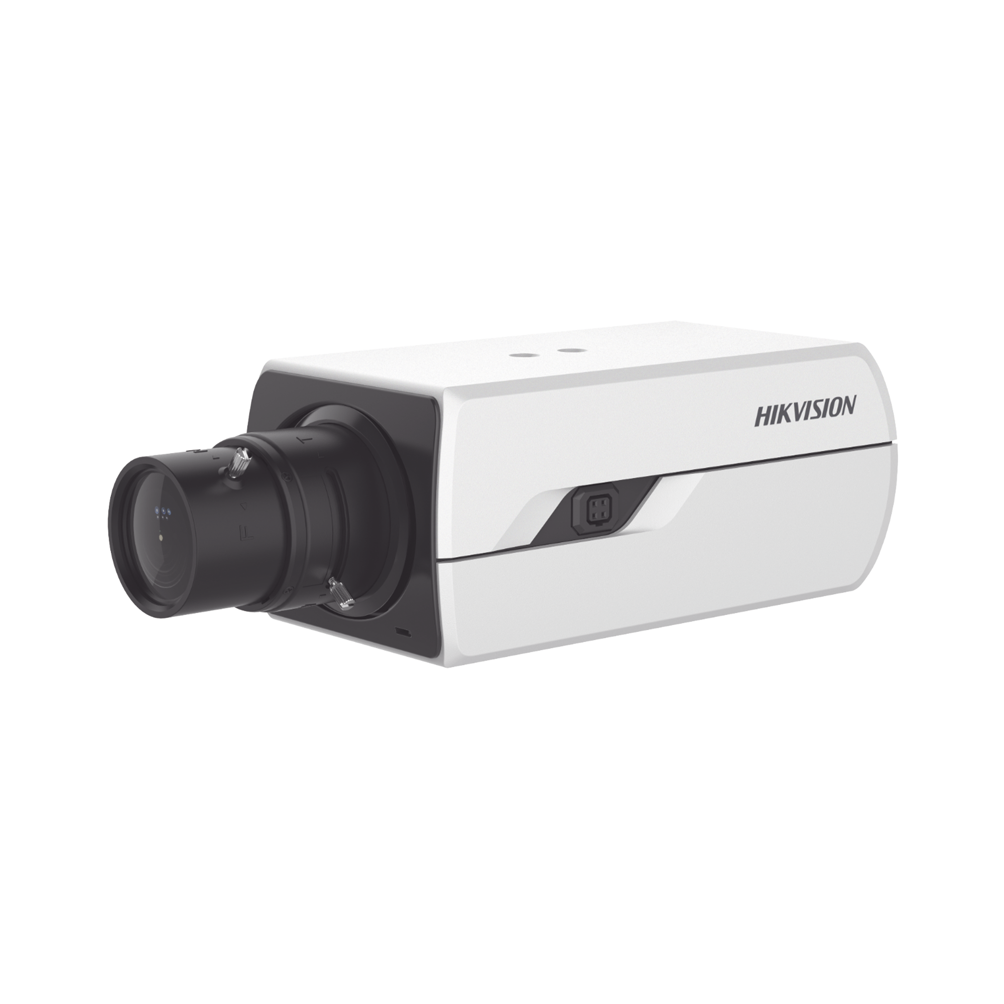 Camara Box IP 4 Megapixel / Serie PRO / DarkFighter / PoE / 12 Vcc o 24 VCA / WDR 120 dB / Onvif / RS-485 / BLC /  Entrada y Salida de Audio y Alarmas (No Incluye Lente) / Micro SD