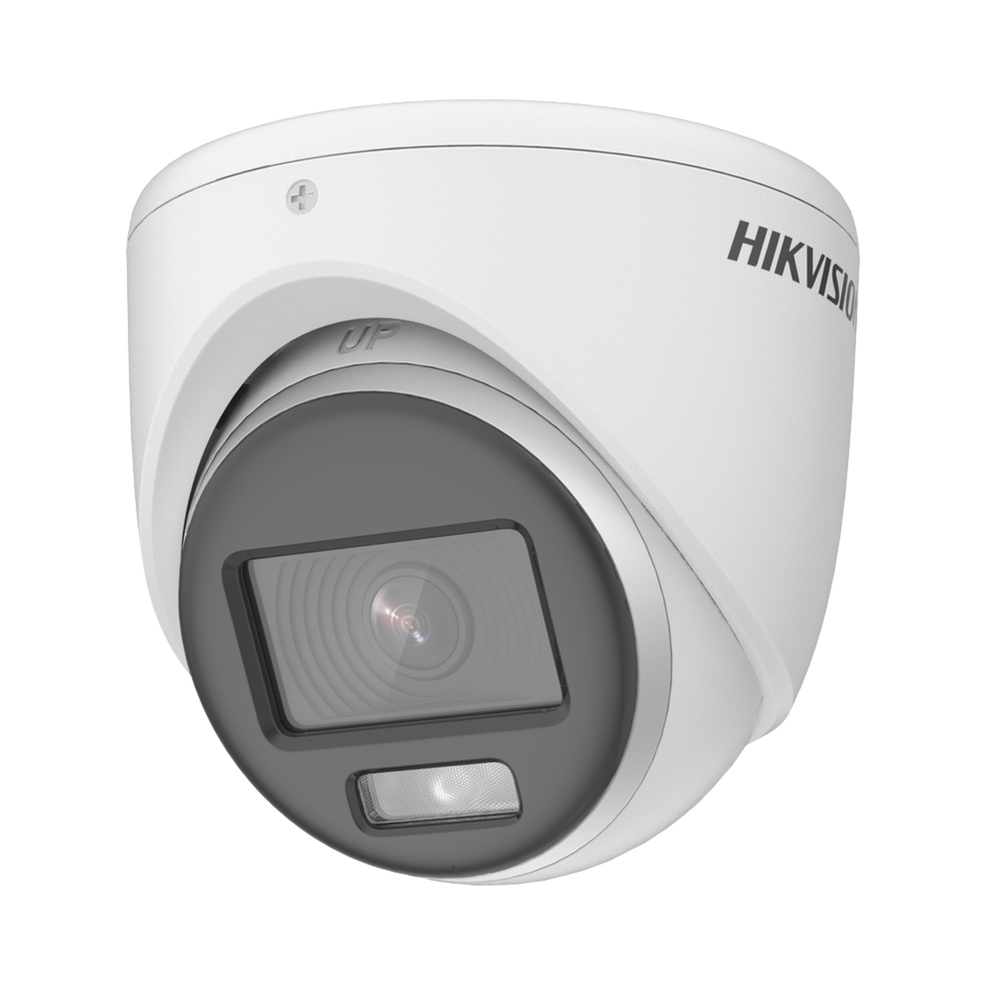 Turret TURBOHD 2 Megapixel (1080p) / Lente 2.8 mm / Dual Light (20 mts IR + 20 mts Luz Blanca) / ColorVu / Exterior IP67 / dWDR / Micrófono Integrado