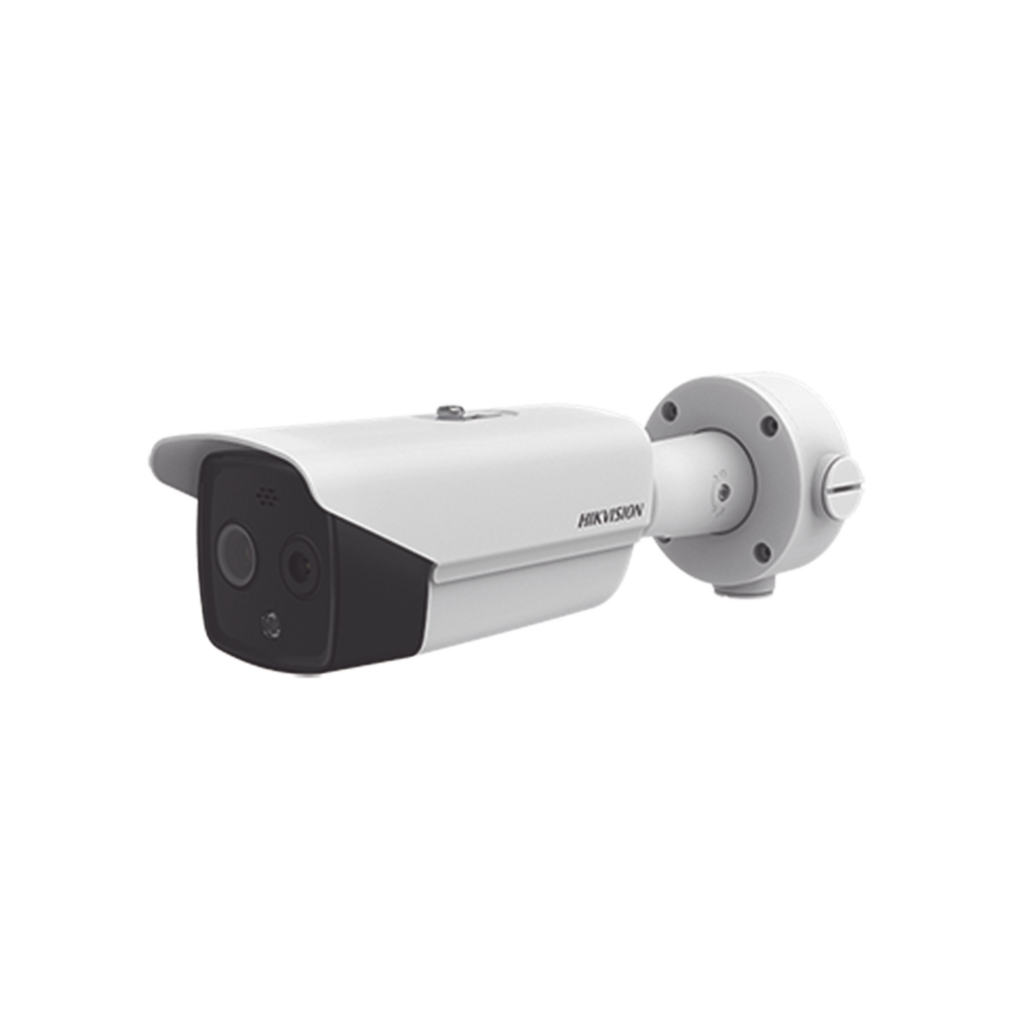 Bala IP Dual / Térmica 6.2 mm (160 x 120) / Óptico 8 mm (4 Megapixel) / DETECCIÓN DE PERSONAS 182 m /40 mts IR / Exterior IP67 / PoE / Termométrica / Detección de Temperatura / Sirena y Luz Inte / Micro SD 32 GB Incluida