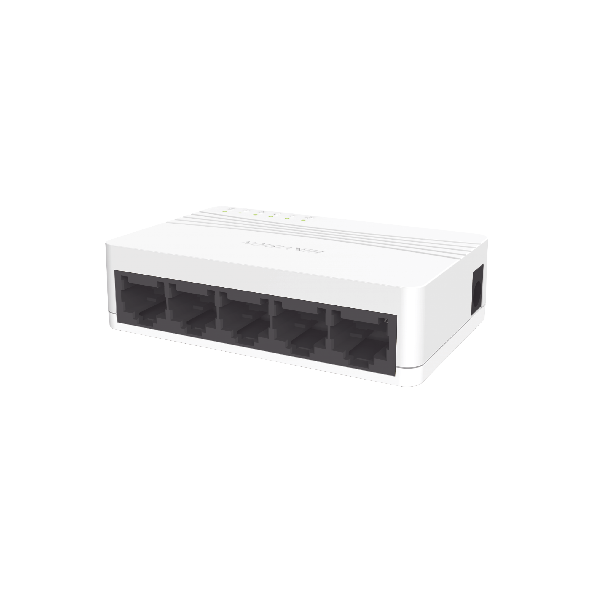 Switch No Administrable de 5 Puertos para Escritorio / Fast Ethernet  10 / 100 Mbps / Diseño Compacto y Estetico