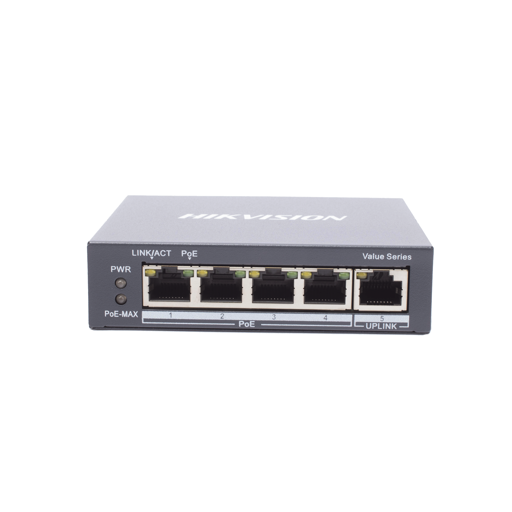 Switch Gigabit  PoE+ / No Administrable / 4 Puertos 10/100/1000 Mbps PoE+ / 1 Puerto 10/100/1000 Mbps Uplink /  35 W
