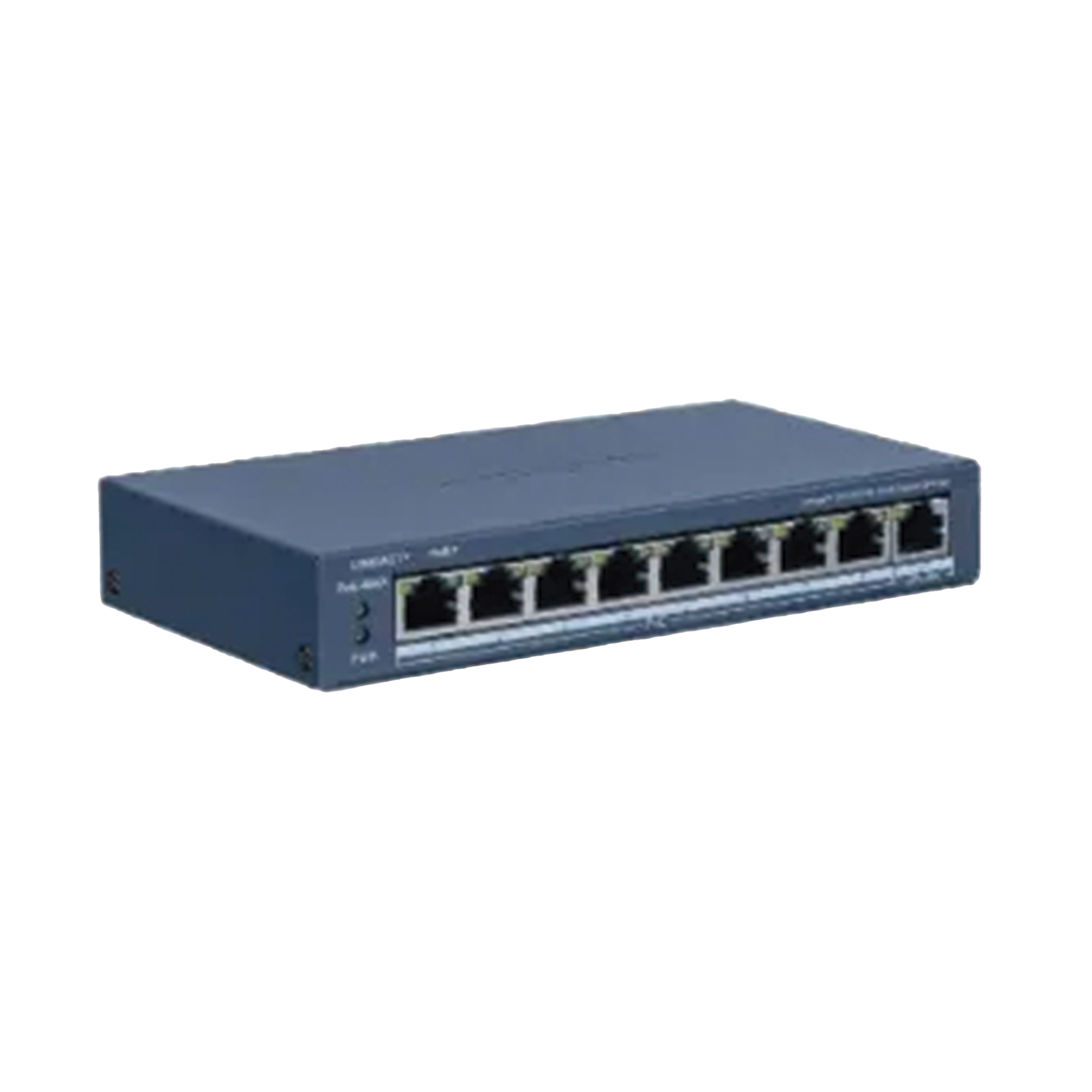Switch PoE+ / Monitoreable / 8 Puertos 10/100 Mbps PoE+ / 1 Puerto 1000 Mbps Uplink / PoE hasta 300 metros / 60 W