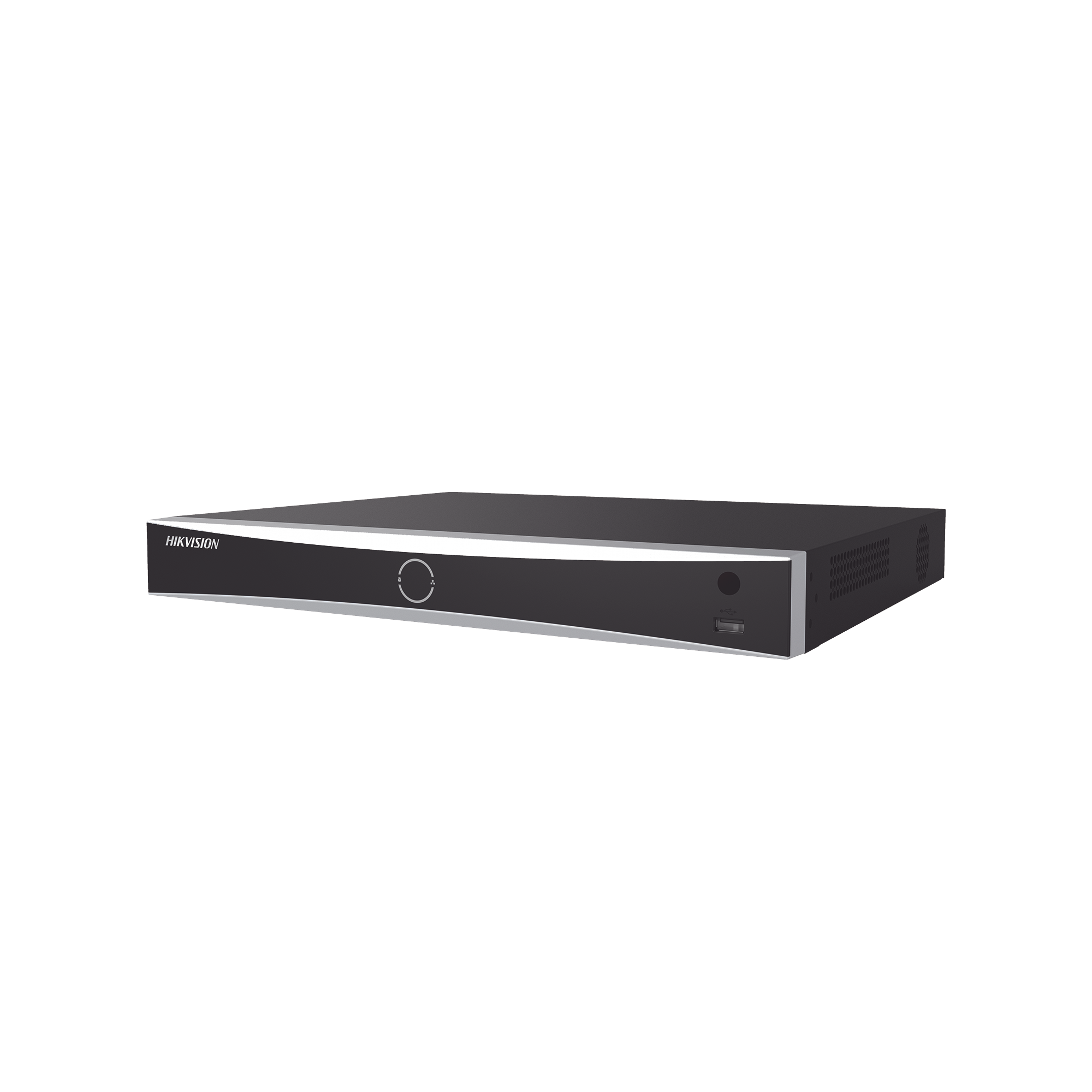 NVR 12 Megapixel (4K) / 32 canales IP / 16 Puertos PoE+ / Recocimiento Facial / AcuSense (Evita Falsas Alarmas) / 2 Bahías de Disco Duro / Swtich PoE 300 mts / HDMI en 4K / Alarmas I/O