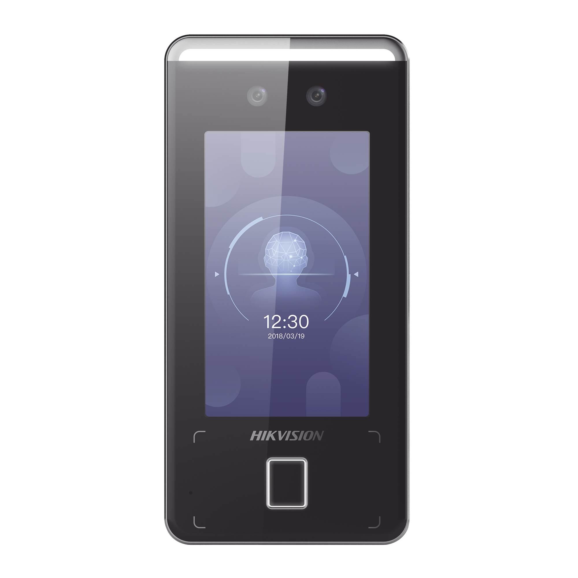 Terminal Min Moe WiFi de Reconocimiento Facial ULTRA RÁPIDO (Exterior IP65) / Hasta 1.5 mts en lectura / Soporta P2P Hik-Connect / 3,000 Usuarios /QR y Videoportero (ambientes de bajo ruido)