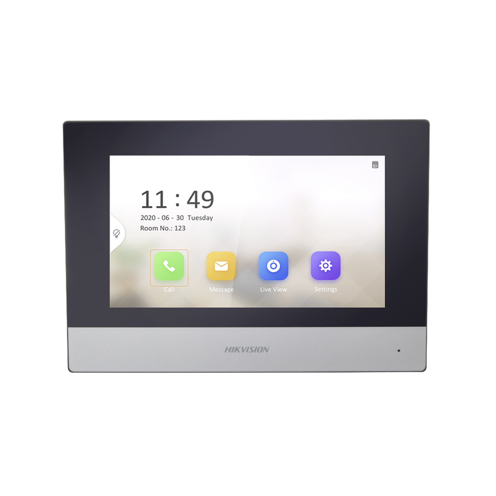 Monitor IP WiFi Touch Screen 7' para Videoportero IP  / Vídeo en Vivo / PoE Estándar / Apertura Remota / Llamada Entre Monitores / Audio de dos vías / Policarbonato