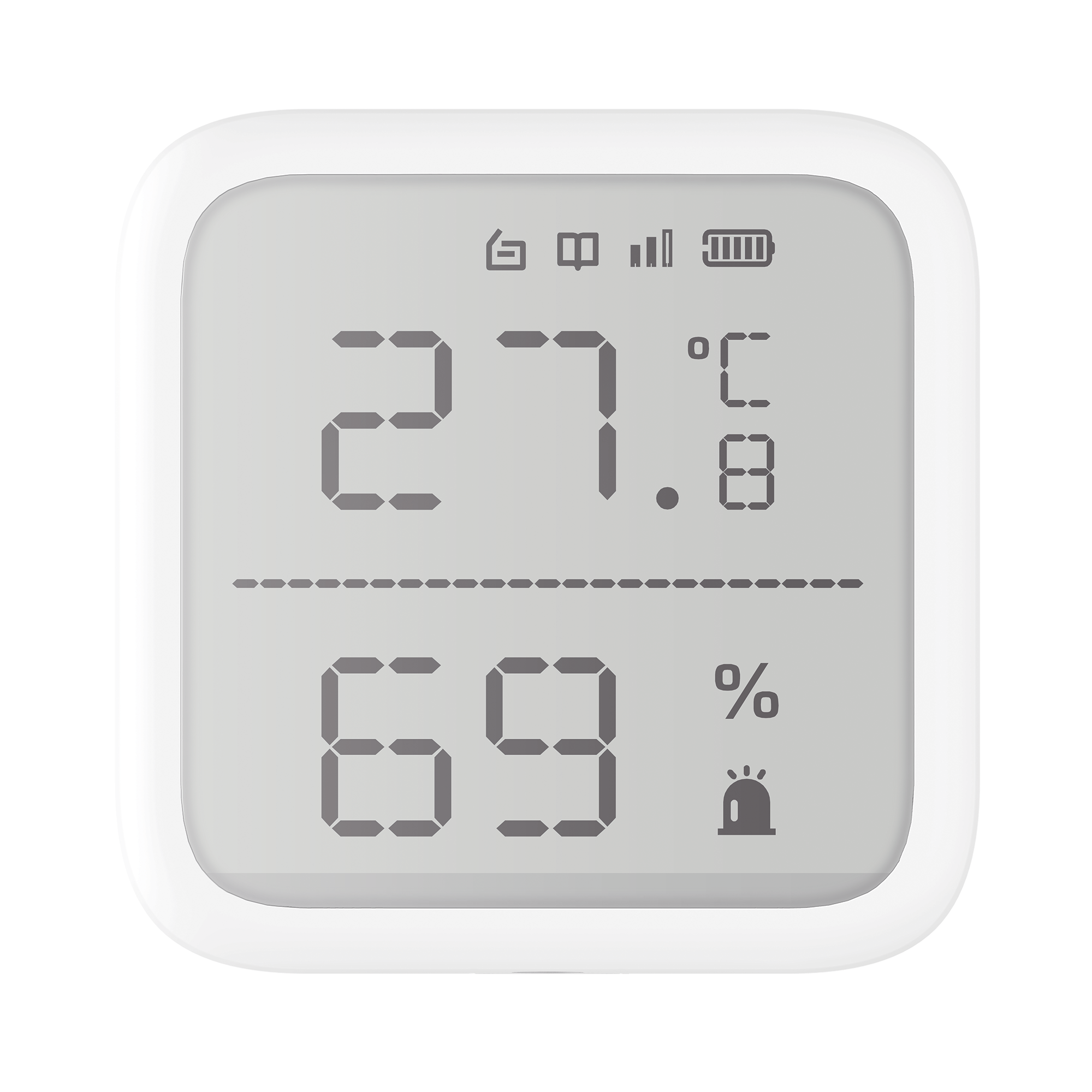 (AX PRO) Detector de Temperatura y Detector de Humedad Inalámbrico / 2.7' de Tamaño / Uso en Interior / Rango de Detección desde  -35°C hasta 99°C