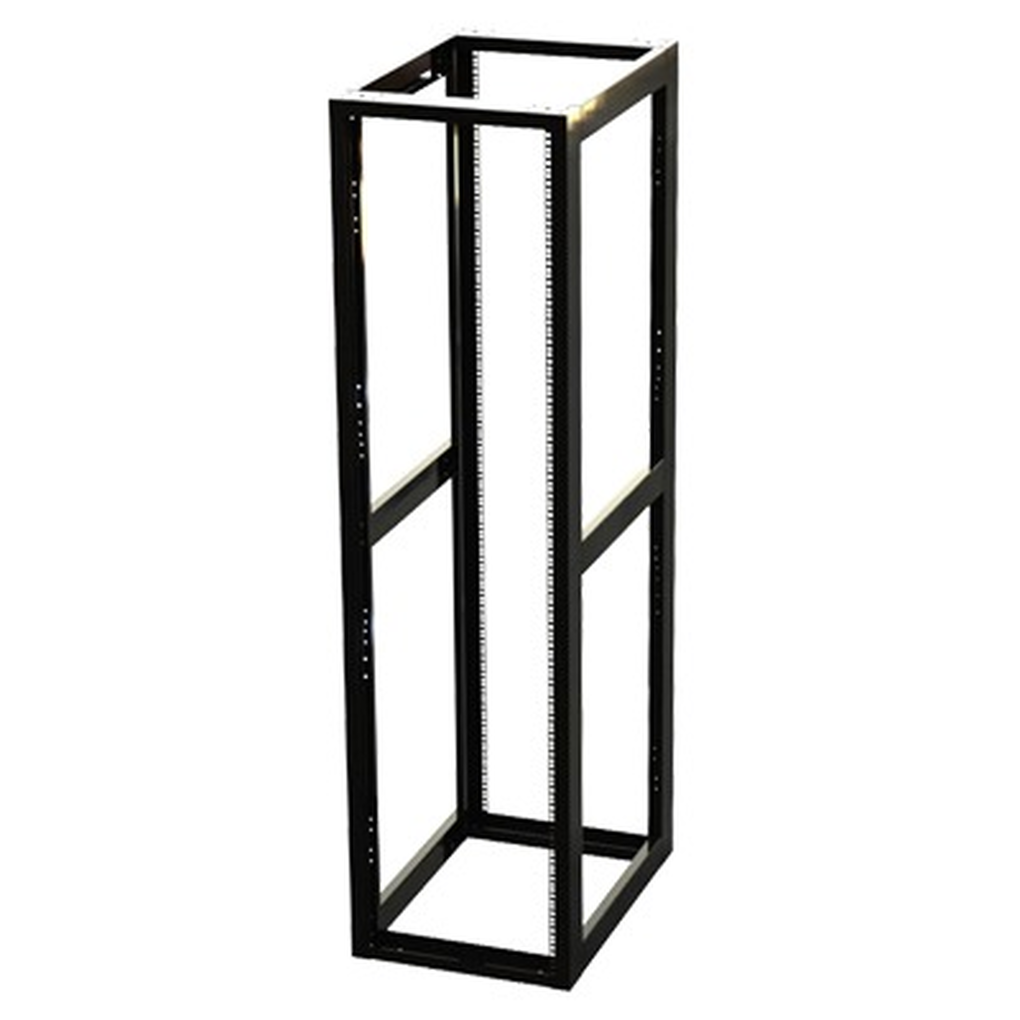 Rack Estándar 19' de 4 Postes, Acero, 45 Unidades, Profundidad Ajustable.