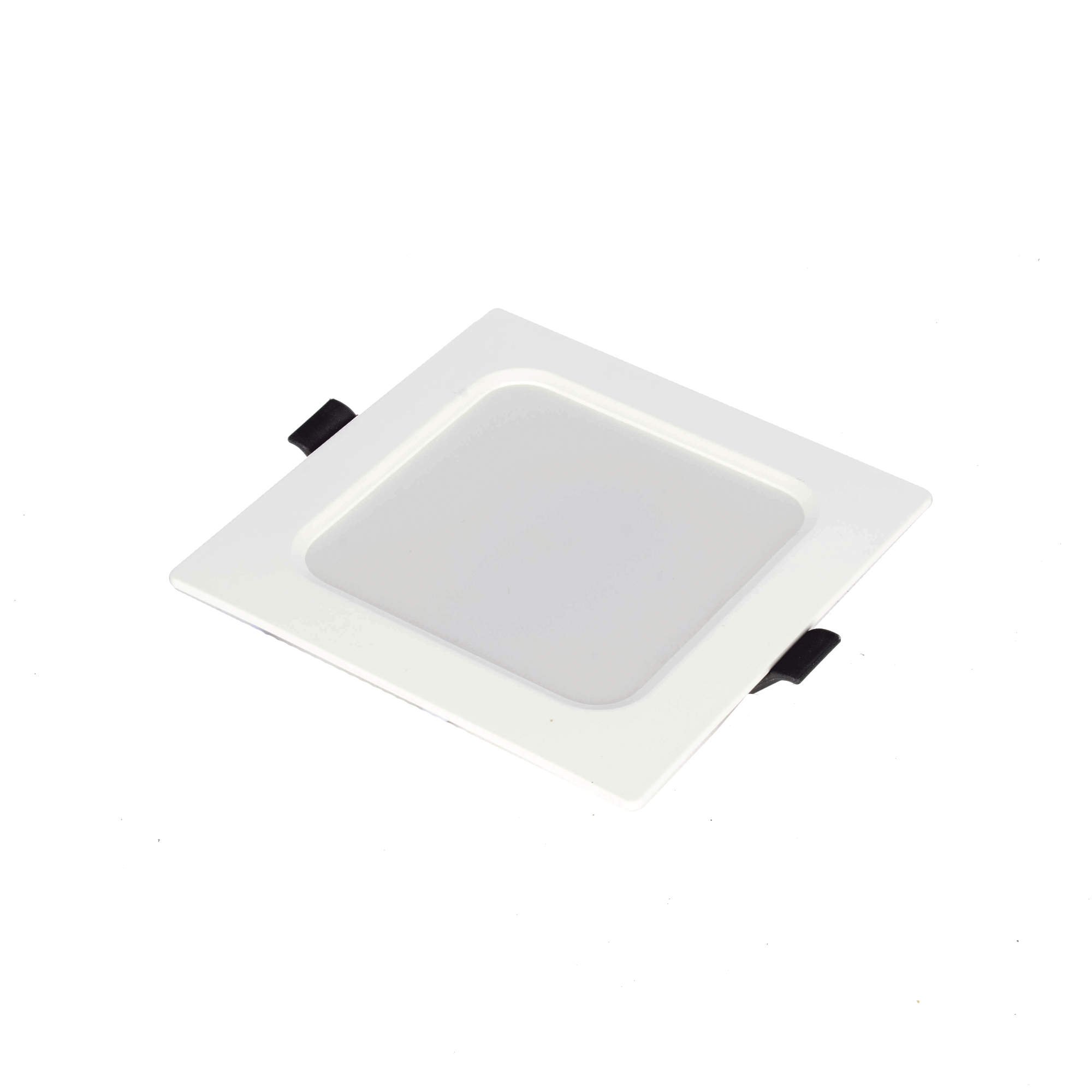 Spot Cuadrado Empotrable / 12 x 12 cm / Luz Fría / 110 V / 6 W / 420 lúmenes / 25000 hrs / Ángulo de apertura 120° / IP20