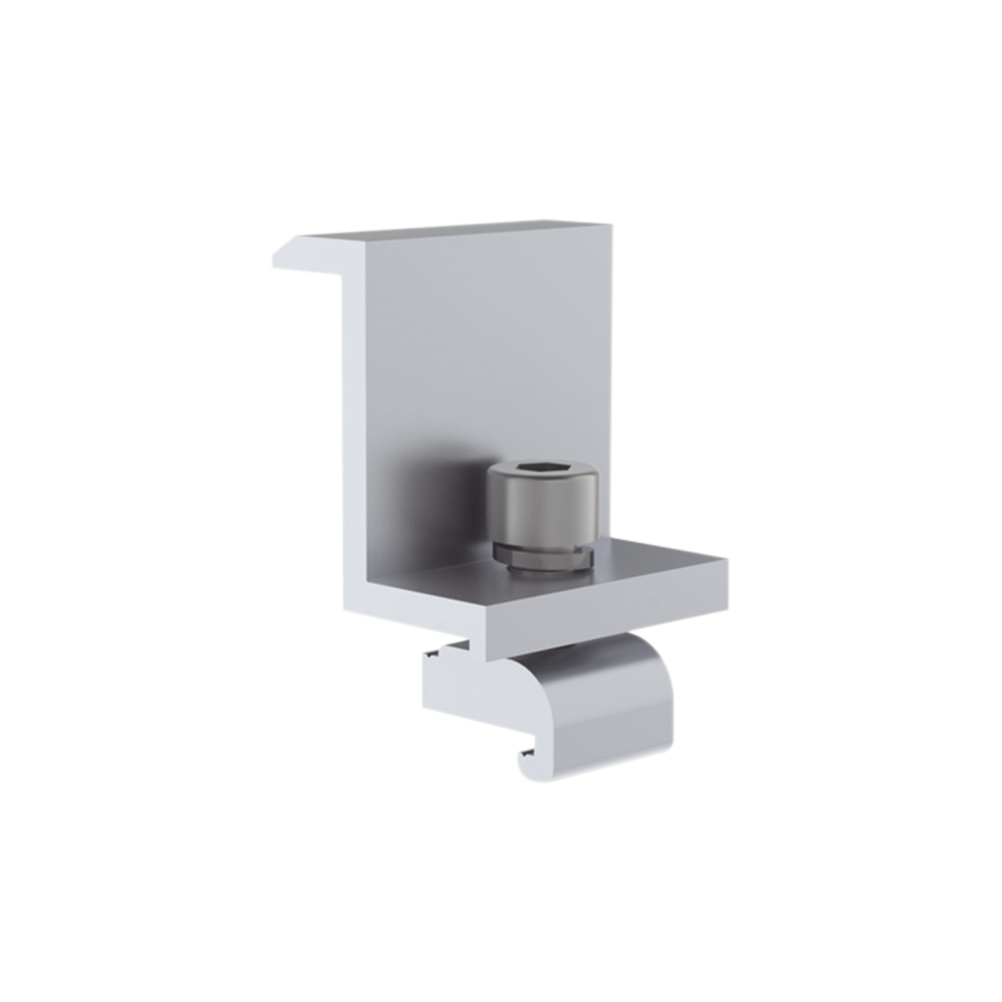 Sujetador final 35 mm para montaje de paneles solares en riel7