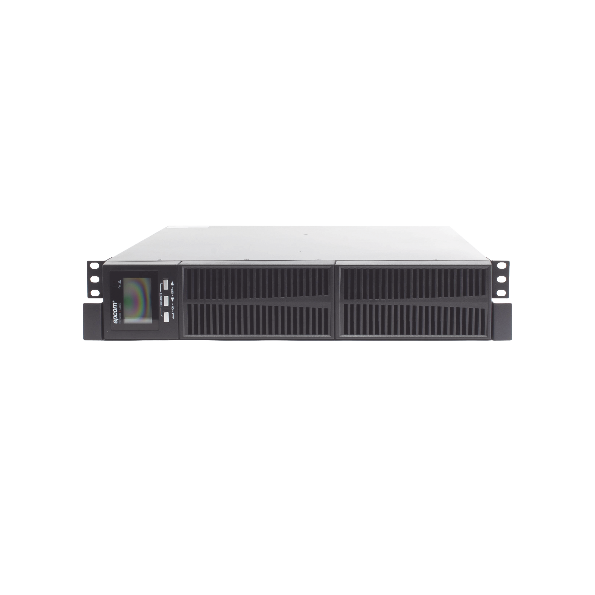 UPS de 3000VA/2700W / Topología On-Line Doble Conversión con Baterías Internas / Entrada y Salida de 120 Vca / Clavija de Entrada NEMA L5-30P / Pantalla LCD Configurable / Formato Rack/Torre