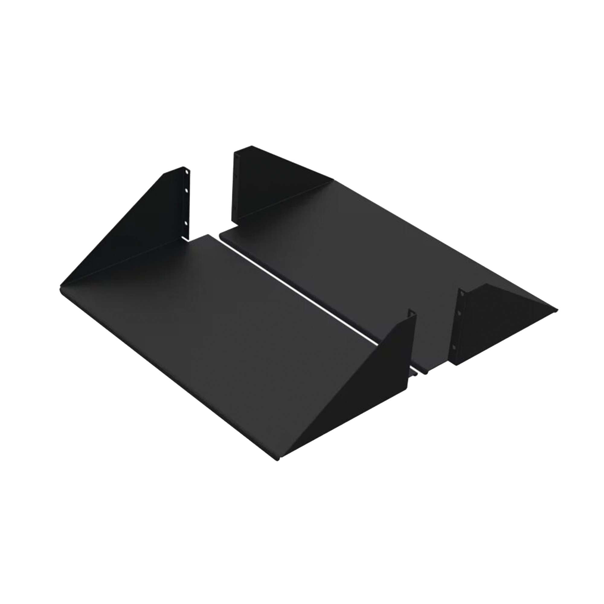 Charola Para Soportar Equipos en Rack de 19in, Frontal y Posterior, Capacidad de 136 Kg, 3UR