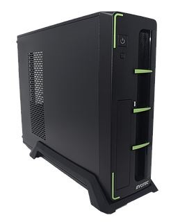 GABINETE EVOTEC SLIM ARUBA VERDE FUENTE 600W - 
