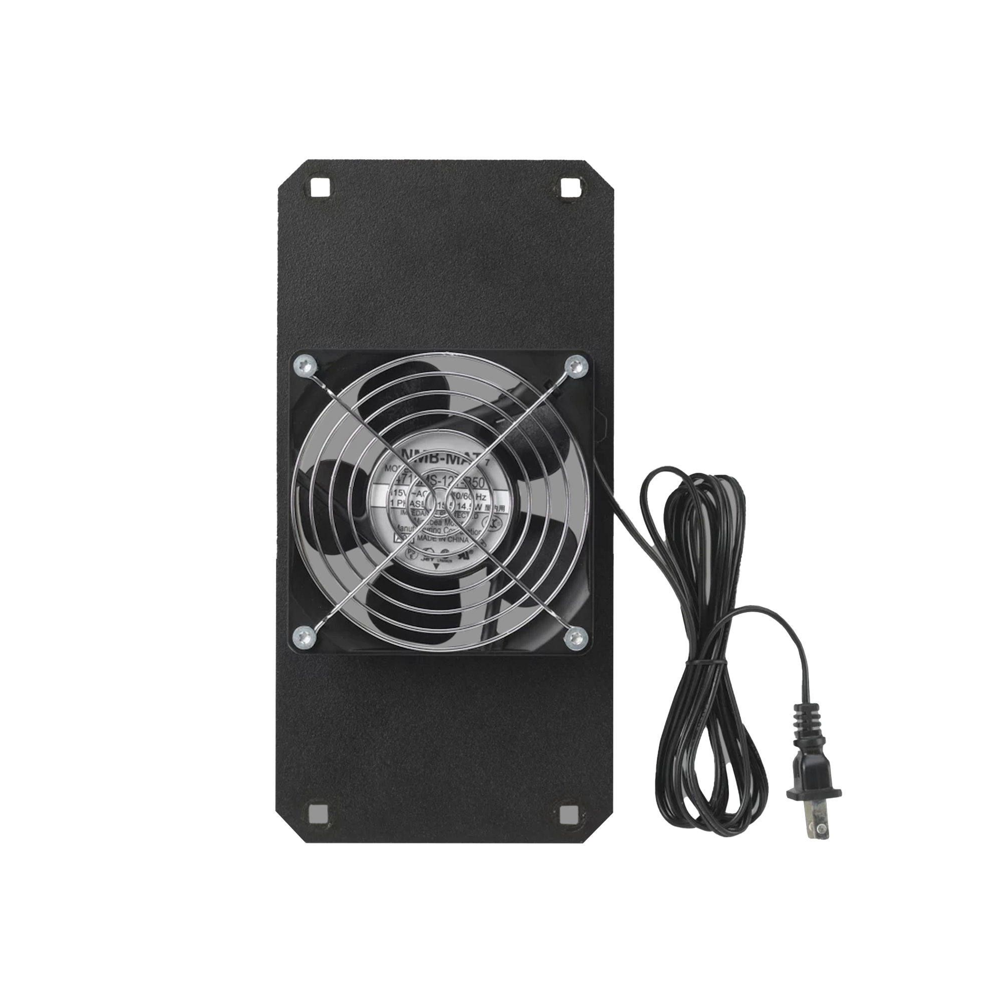 Kit de Ventilador, para Instalación en Gabinetes AccessPlus de Hoffman, de 115 Vca, 100 CFM, De Aluminio, Color Negro