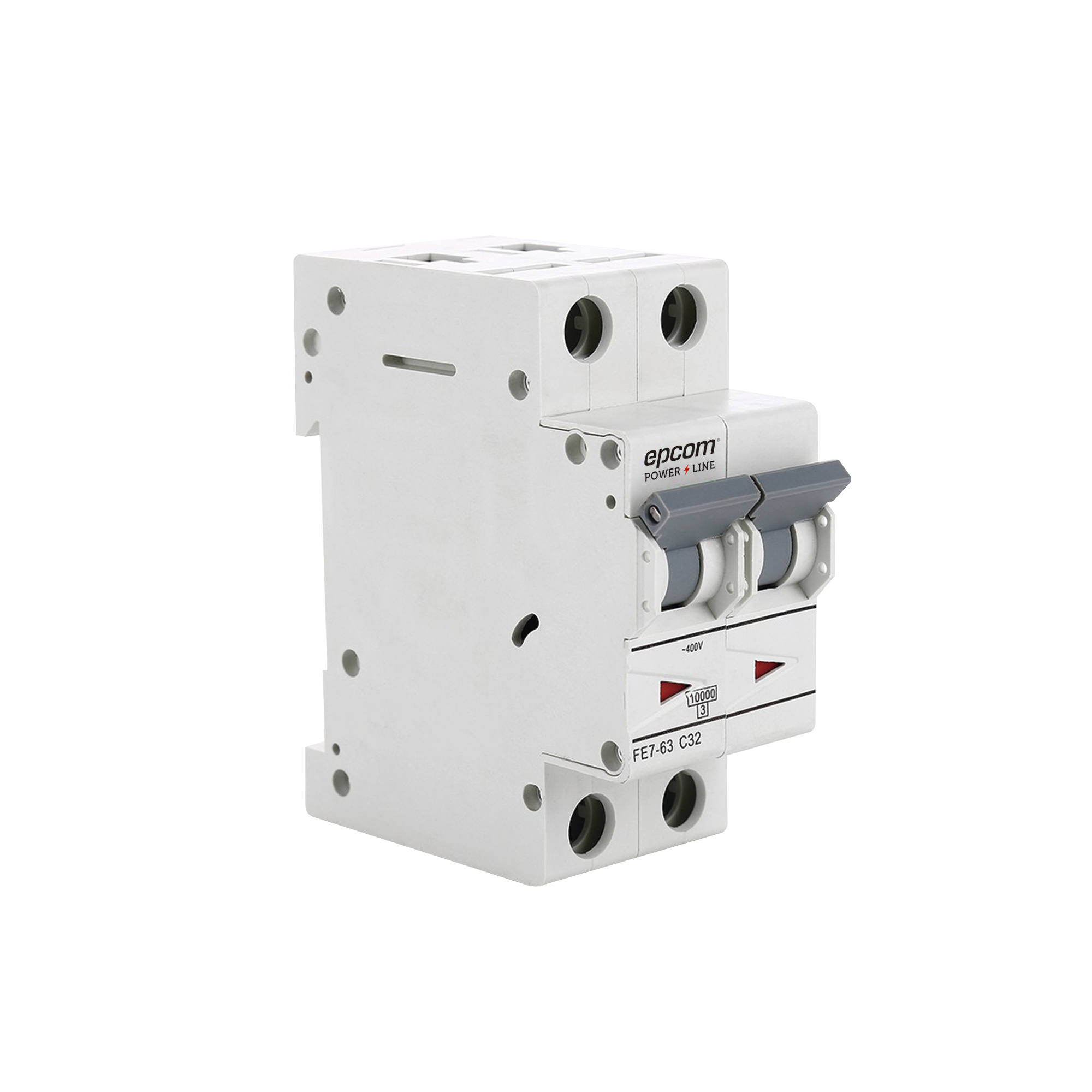Protección Térmica 2P, 32A,  Corriente Alterna  400 V CA para Aplicación Fotovoltaica Montaje Riel DIN