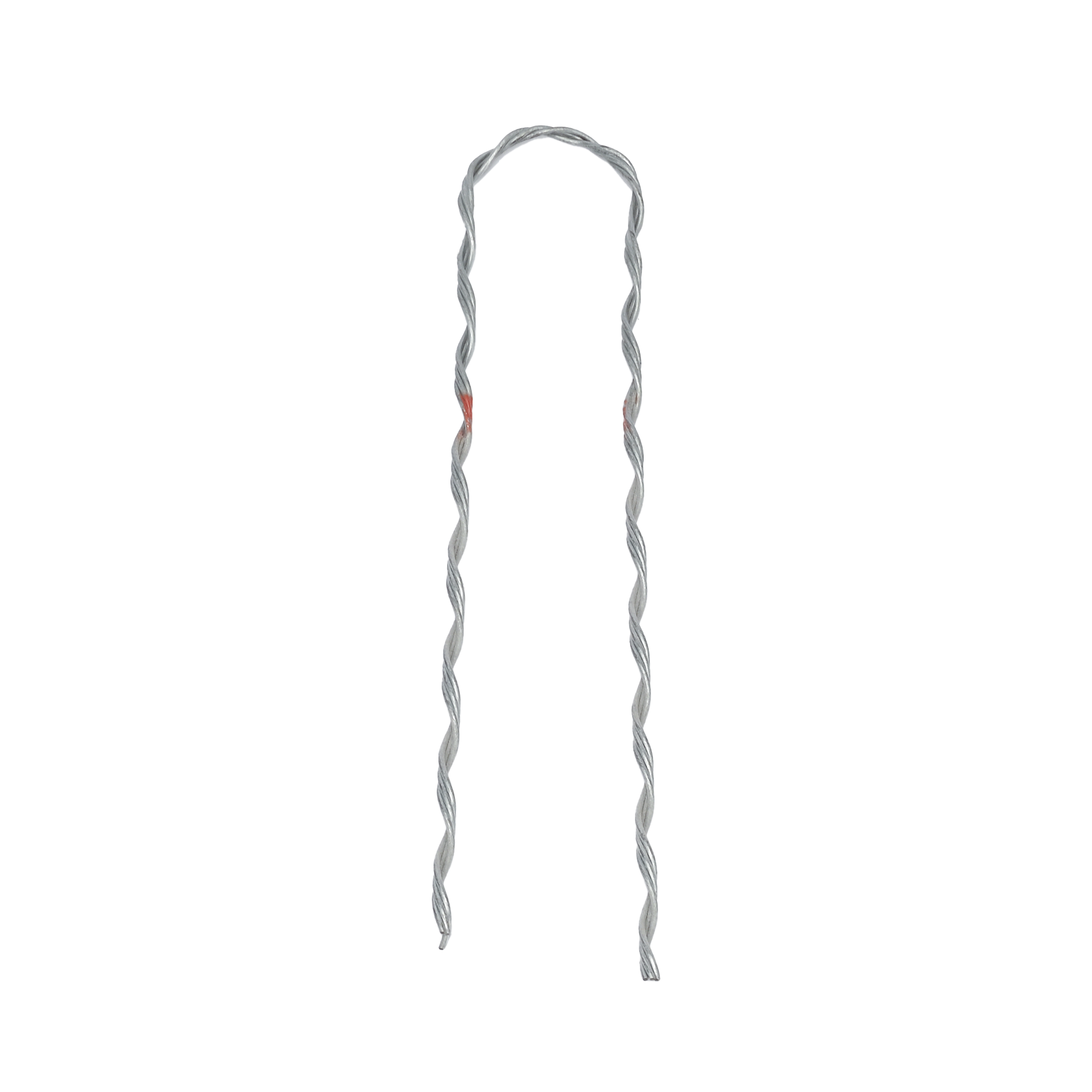 Remate Preformado para Fibra Óptica Figura 8, Span 100 m, para mensajero de acero con diámetro Φ 3.6  mm