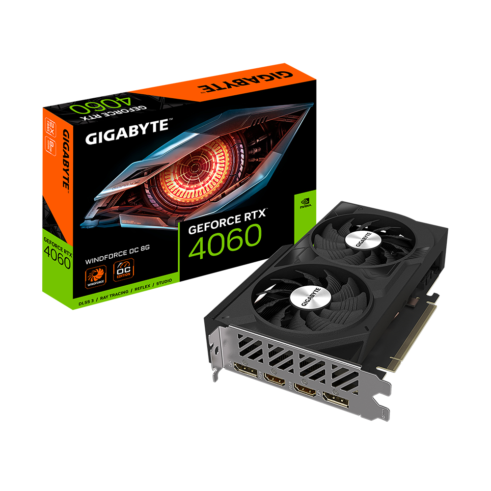 TAR VIDEO GIGABYTE GV-N4060WF2OC-8GD - 