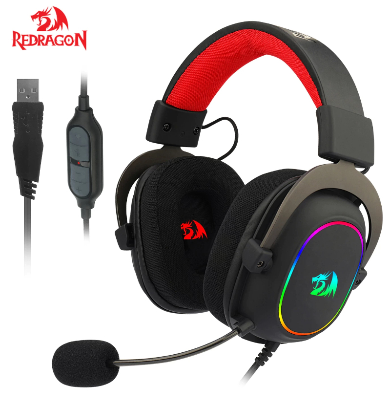 Audífonos Redragon Zeus X - Negro