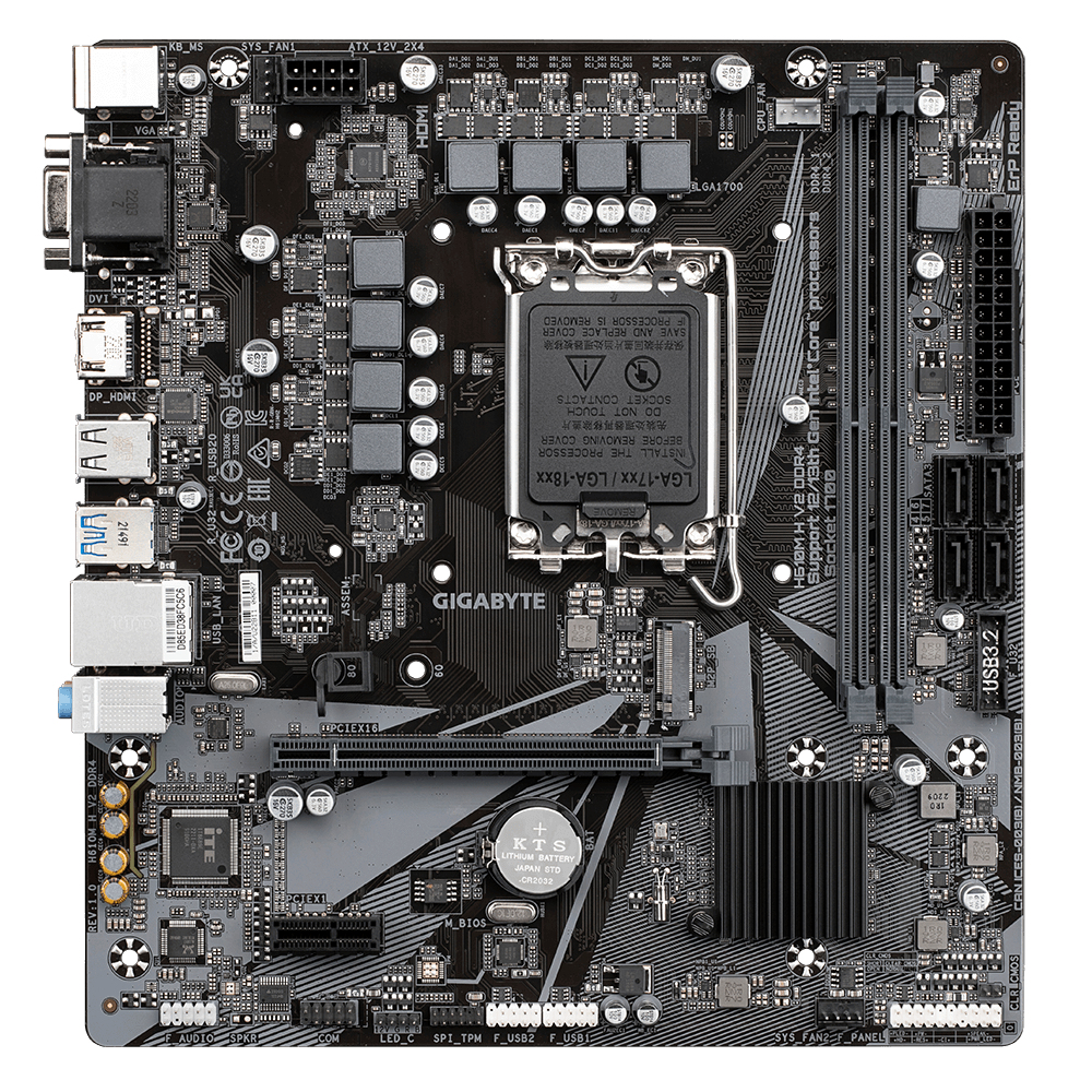 MB GIGABYTE H610M H V2 DDR4 - 