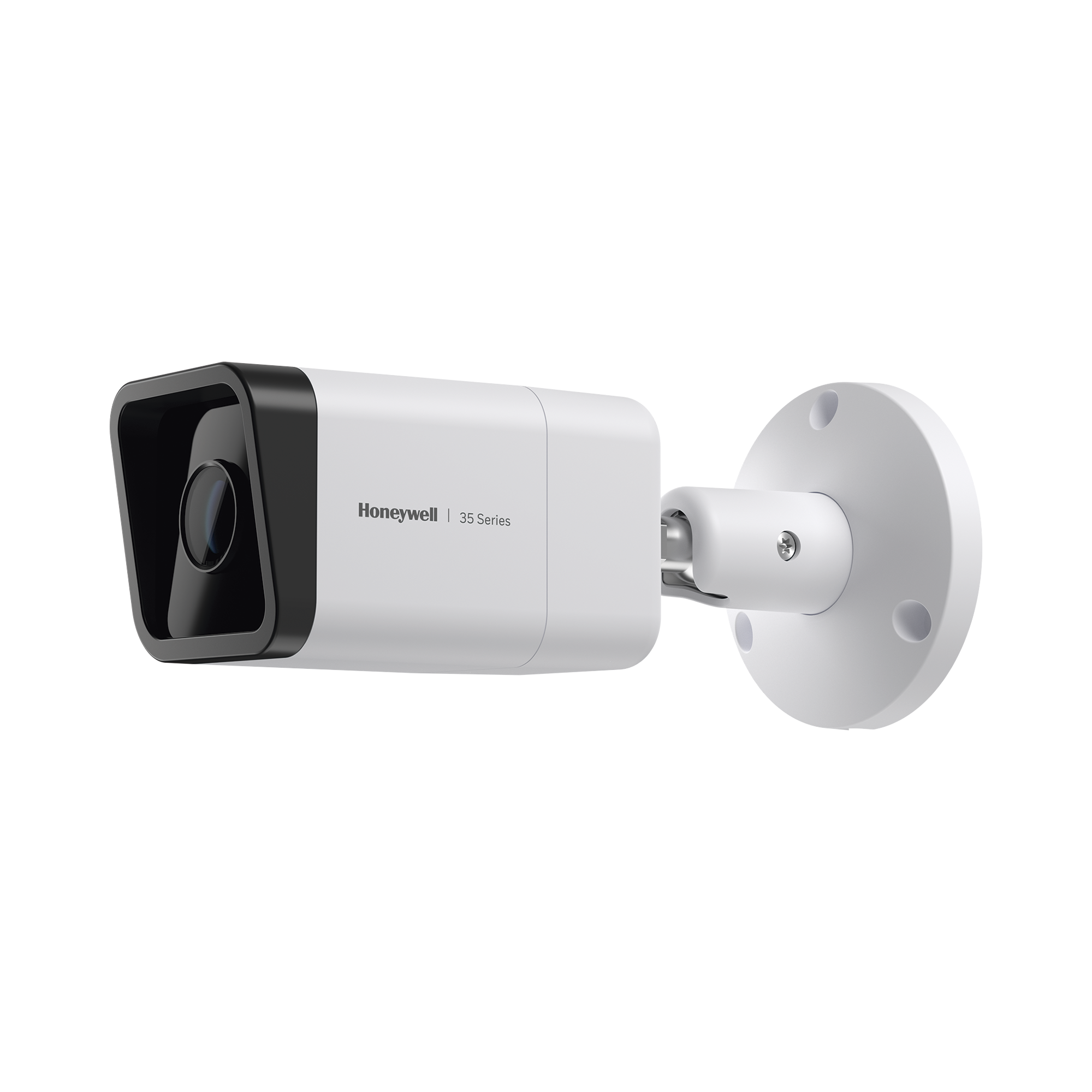Camara Bala IP 5 Megapixel / Lente Mot. 2.7 a 13.5 mm / 60 mts IR / NDAA / ONVIF / Exterior IP67 / H.265 / IA (Filtro de Humanos y Vehiculos) / Merodeo / Conteo de Personas / PoE / Audio y Alarmas I/O / Serie 35 / Honeywell Security