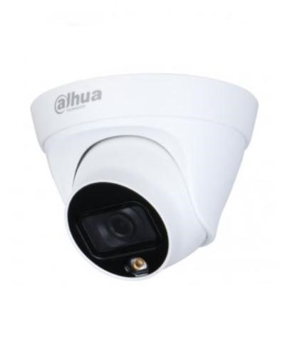 DAHUA IPC-HDW1239T1-LED-S4 - Camara IP Domo Full Color 2 Megapixeles/ Lente de 2.8mm/ 110 Grados de Apertura/ Luz Blanca de 15 Mts/ H.265/ IP67/ PoE/ - 