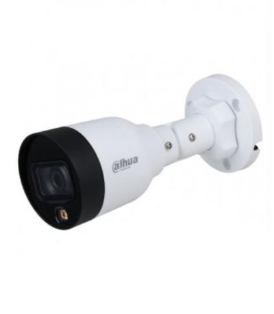 DAHUA IPC-HFW1239S1-LED-S4 - Cámara IP Bullet Full Color 2 Megapixeles/ Lente de 2.8mm/ Luz Blanca de 15 Mts/ H.265/ IP67/ PoE/ DWDR  - 