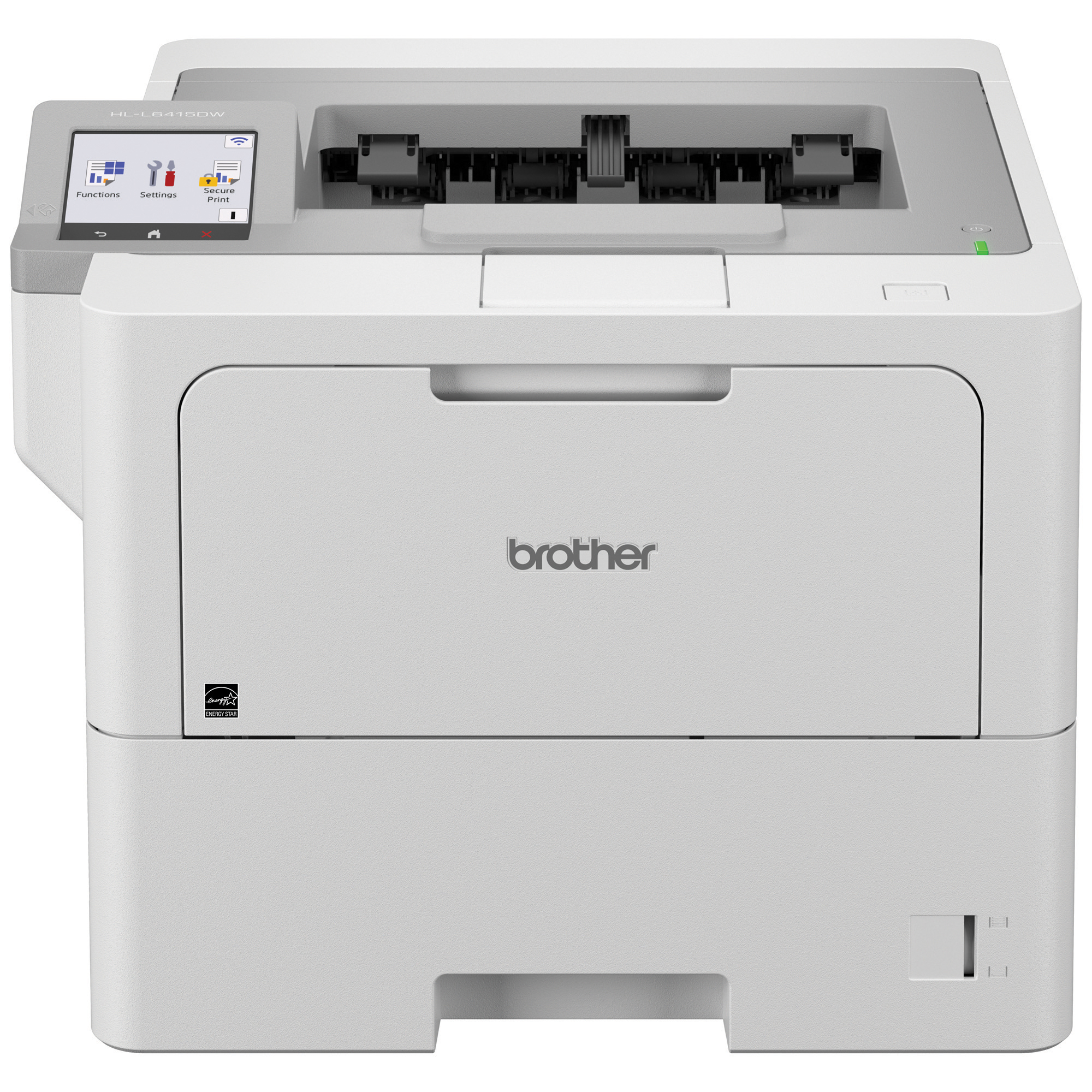 Impresora Láser Monocromática Brother HLL6415DW - 52 ppm, Dúplex, Gigabit Ethernet, Wifi 2.4/5GHz, Tóner de hasta 25, 000 págs