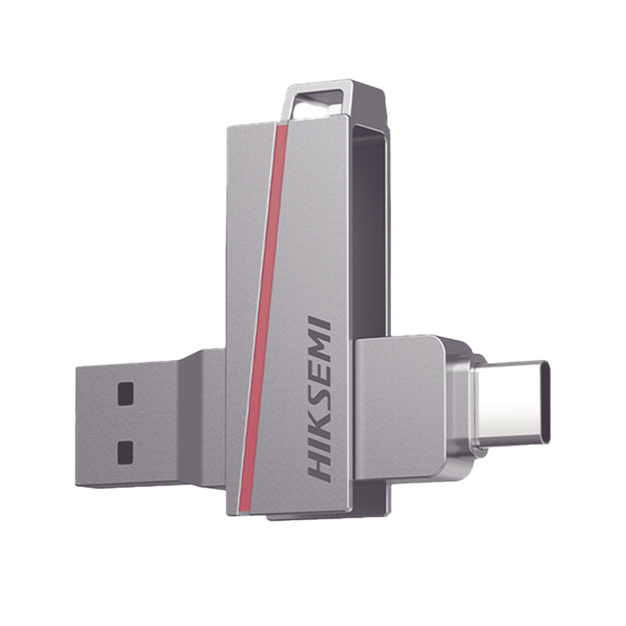 Memoria USB Dual de 128 GB / USB-C y USB-A / Transferencia de Alta Velocidad / Metálica / Compatible con Dispositivos Móviles, Windows, Mac y Linux