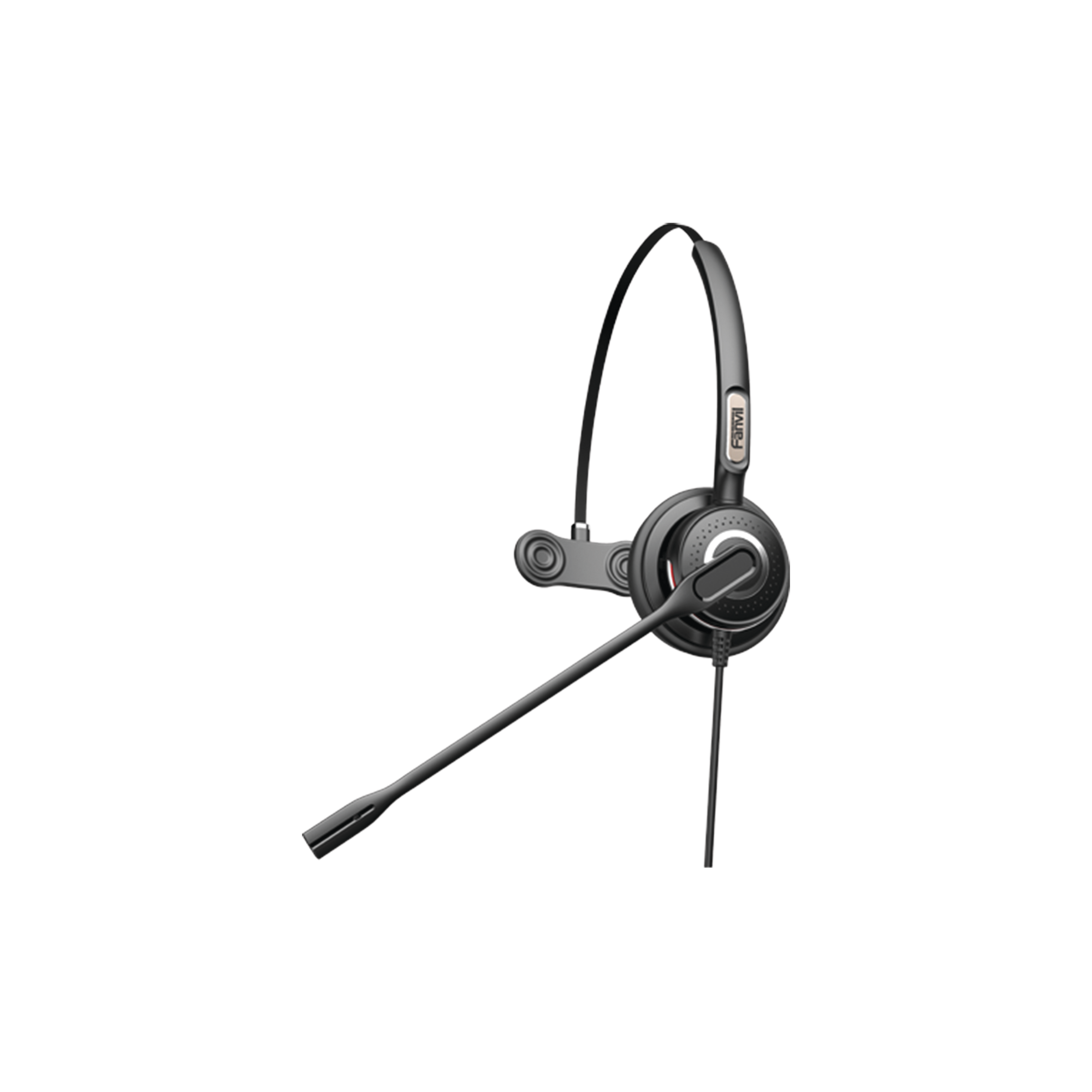 Diadema monoaural con tecnología antishock para teléfonos IP FANVIL y Polycom con micrófono de cancelación de ruido, larga durabilidad