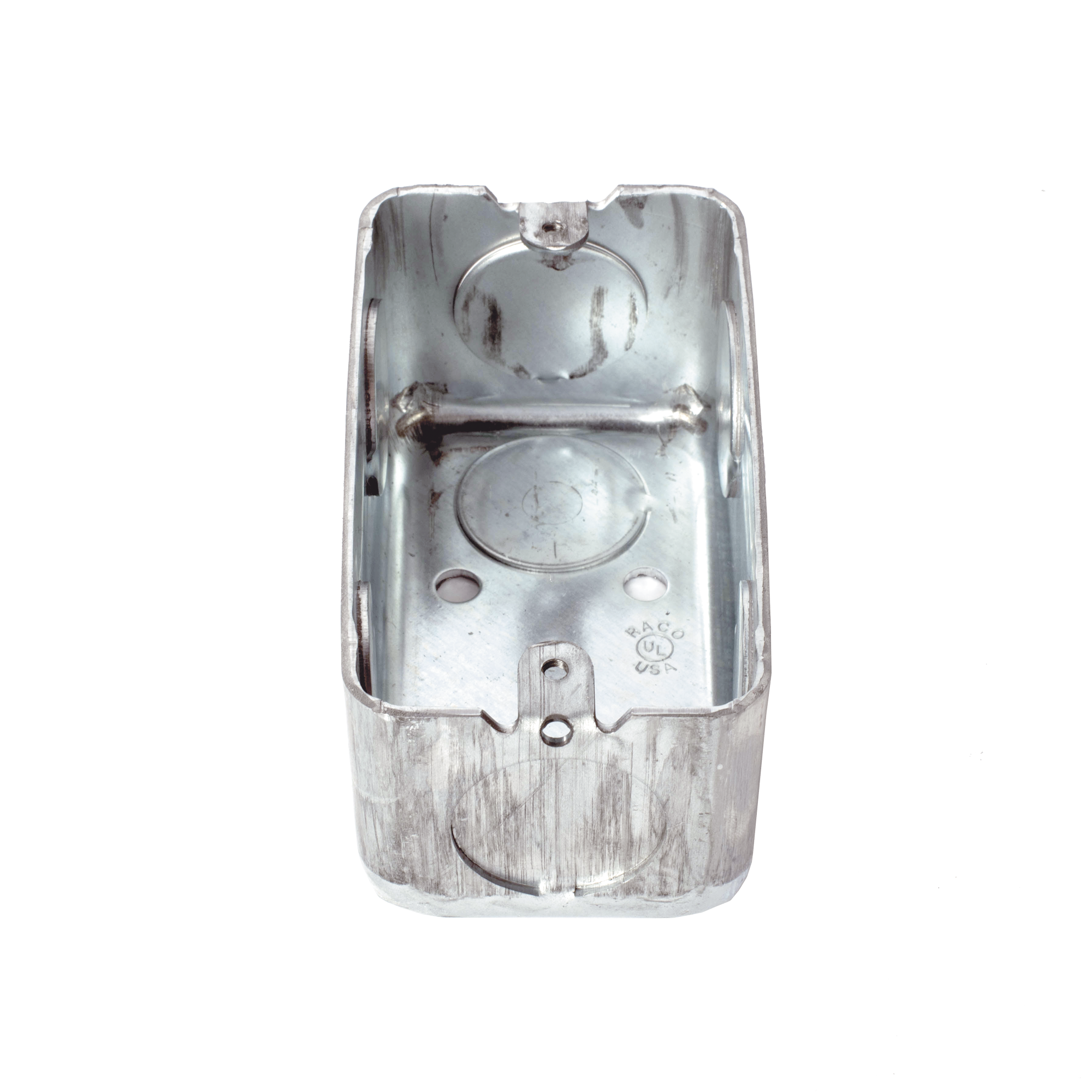 Caja (Chalupa) 4x2' / Profundidad 1-7/8' / 7 Entradas de 3/4' / Troquelada.