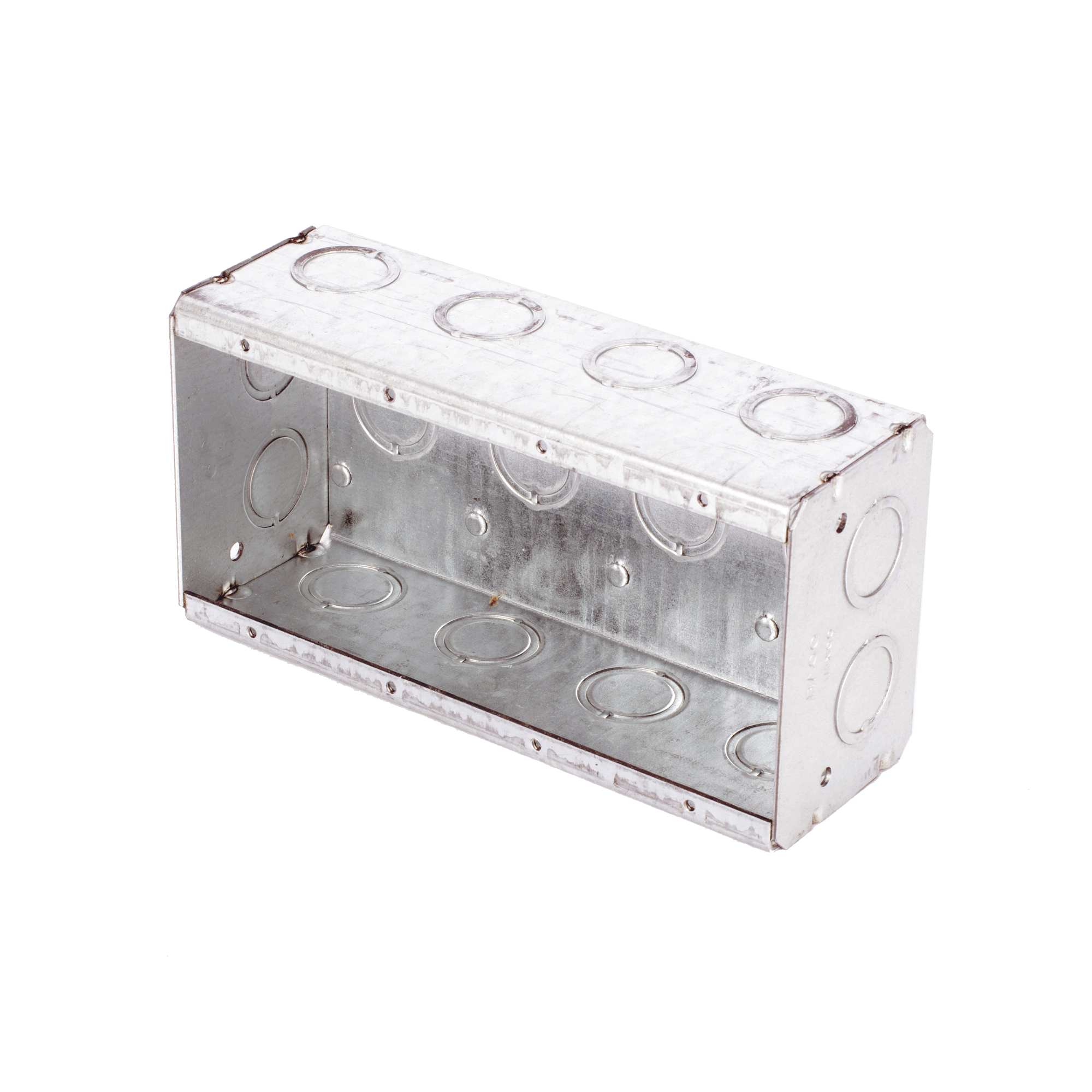 Caja Multigang de 4 Gangs,/ Profundidad de 2-1/2'/ 20 TKO (1/2'- 3/4').