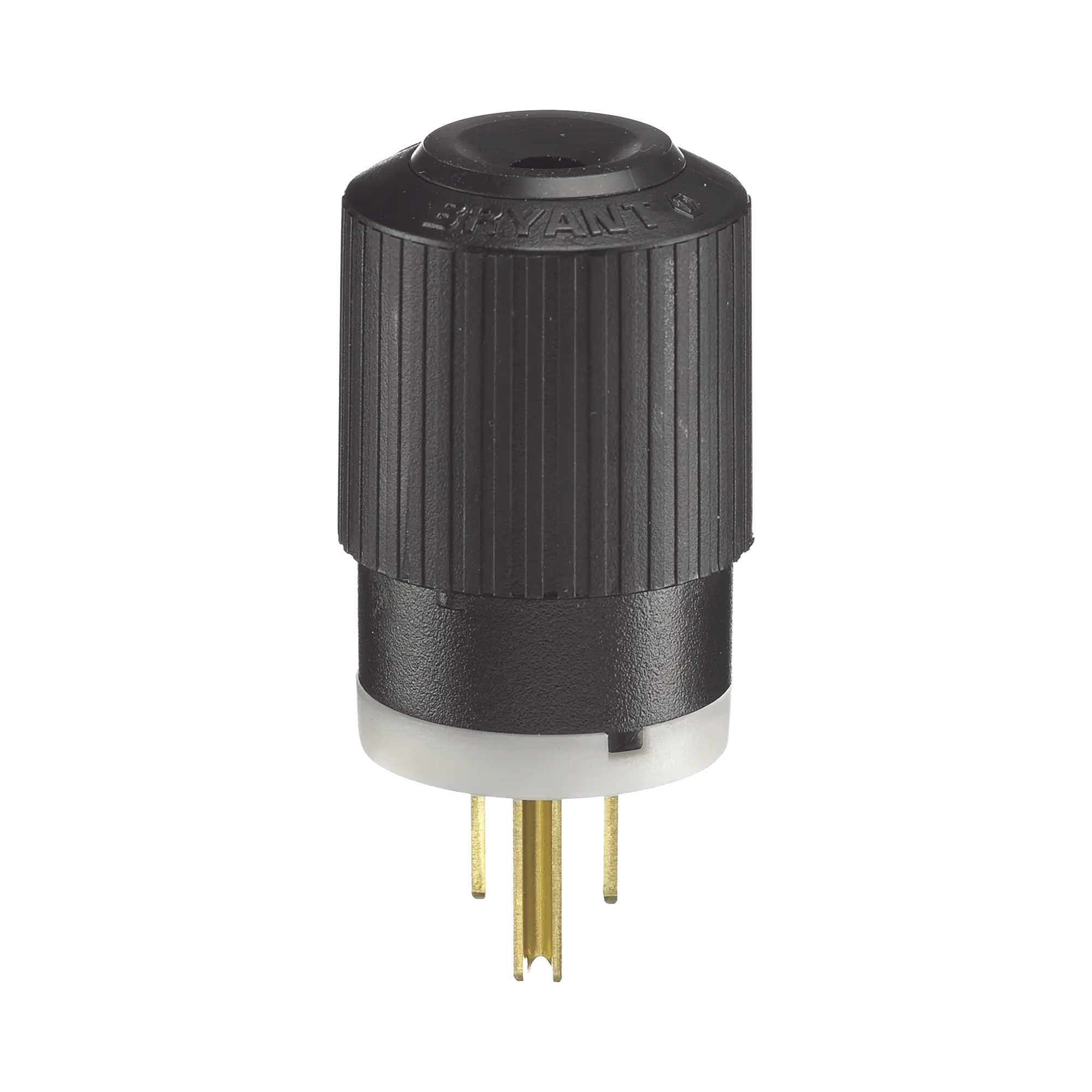 Clavija Negra 15 A 125 V CA 2 Polos 3 Hilos (NEMA 5-15P).