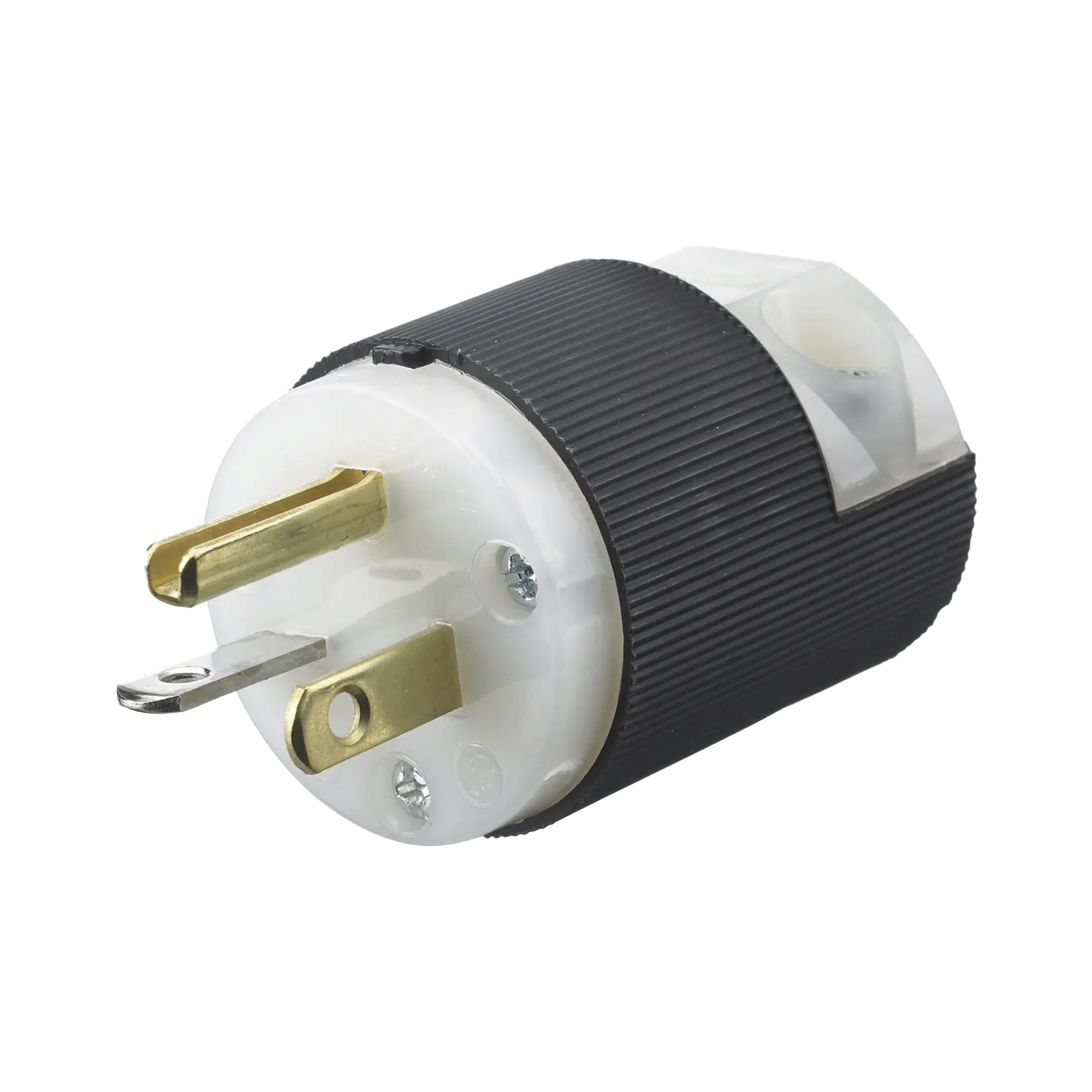Clavija Entrada Recta/ 20 A 125 V/ 2 Polos 3 Hilos/ Nema 5-20 P/ Grado Industrial- Comercial.