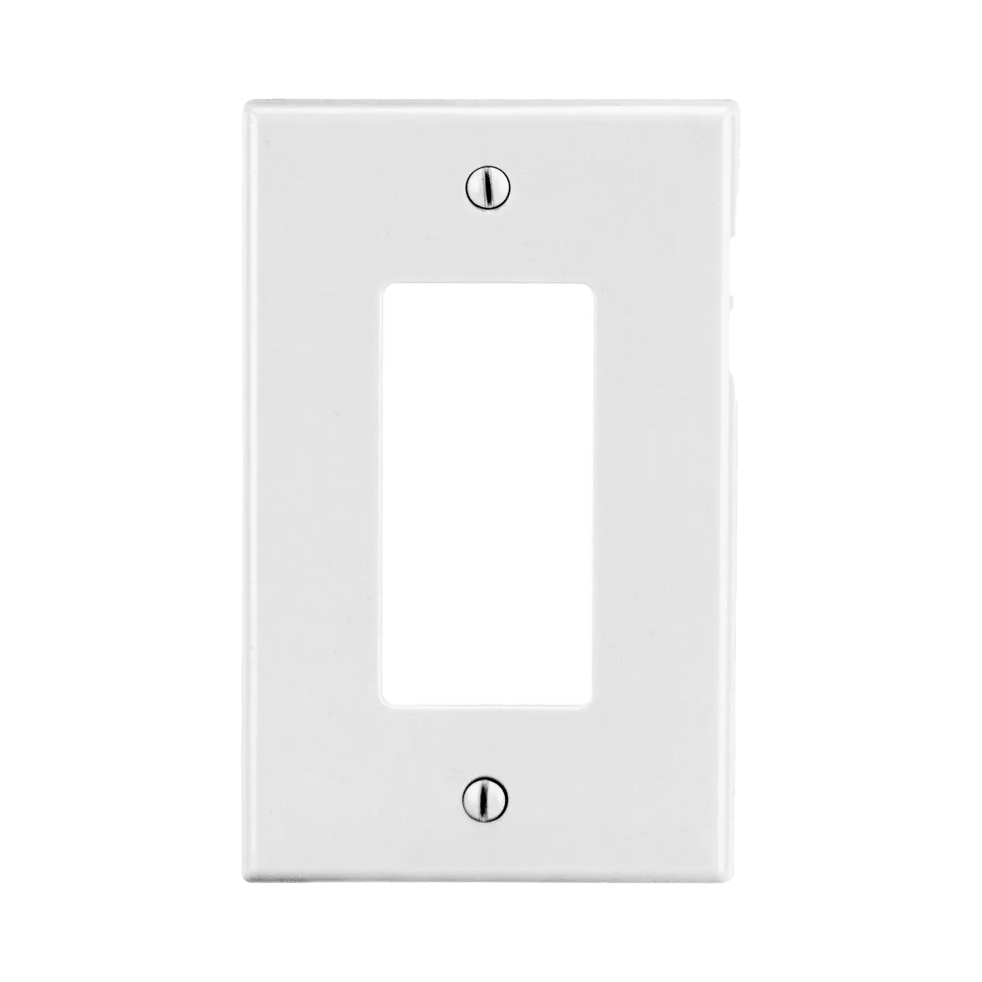 Tapa para Contacto Rectangular Color Blanco.