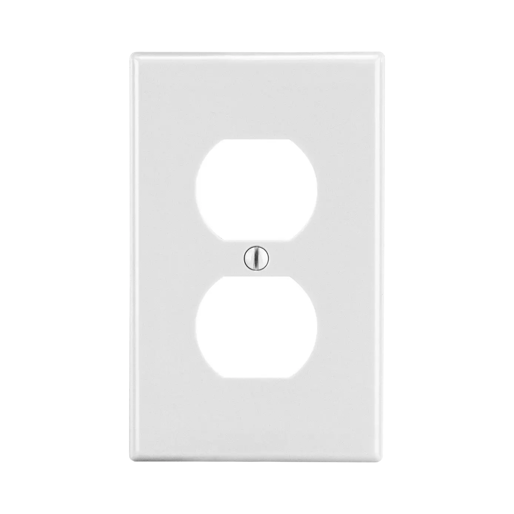 Tapa para Contacto Dúplex Color Blanco.