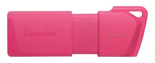 MEMORIA USB KINGSTON DATATRAVELER EXODIA M 64GB 3.2 GEN 1 ROSA NEON - 