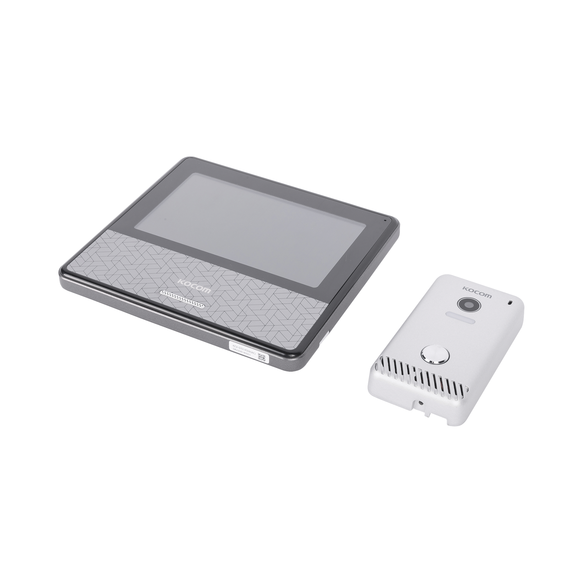 KIT DE VIDEOPORTERO IP COLOR NEGRO / Apertura con app / Súper elegante / Monitor WIFI / soporta 4 monitores y 2 frentes de calle/ Alimentacion 110vca