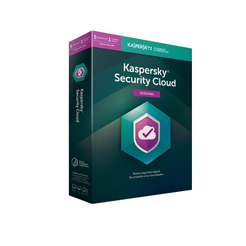 Antivirus KASPERSKY SECURITY CLOUD PERSONAL - 5 licencias, 1 Año(s)