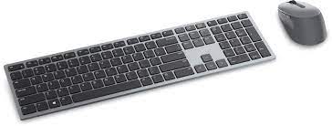 Kit Teclado y Mouse DELL KM7321W - Español, Gris