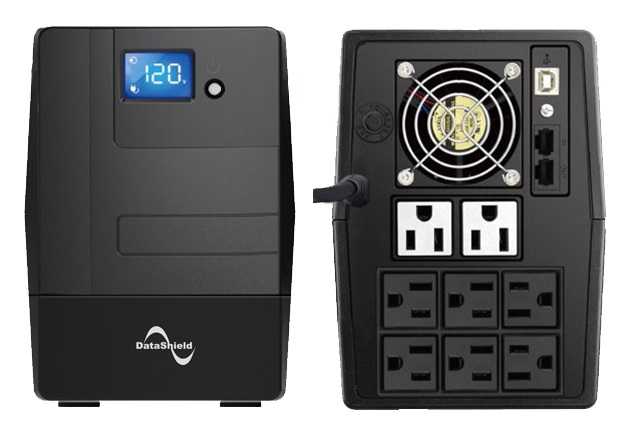 No-Break DATASHIELD KS-1500 LCD - 1500 VA, 900 W, Negro