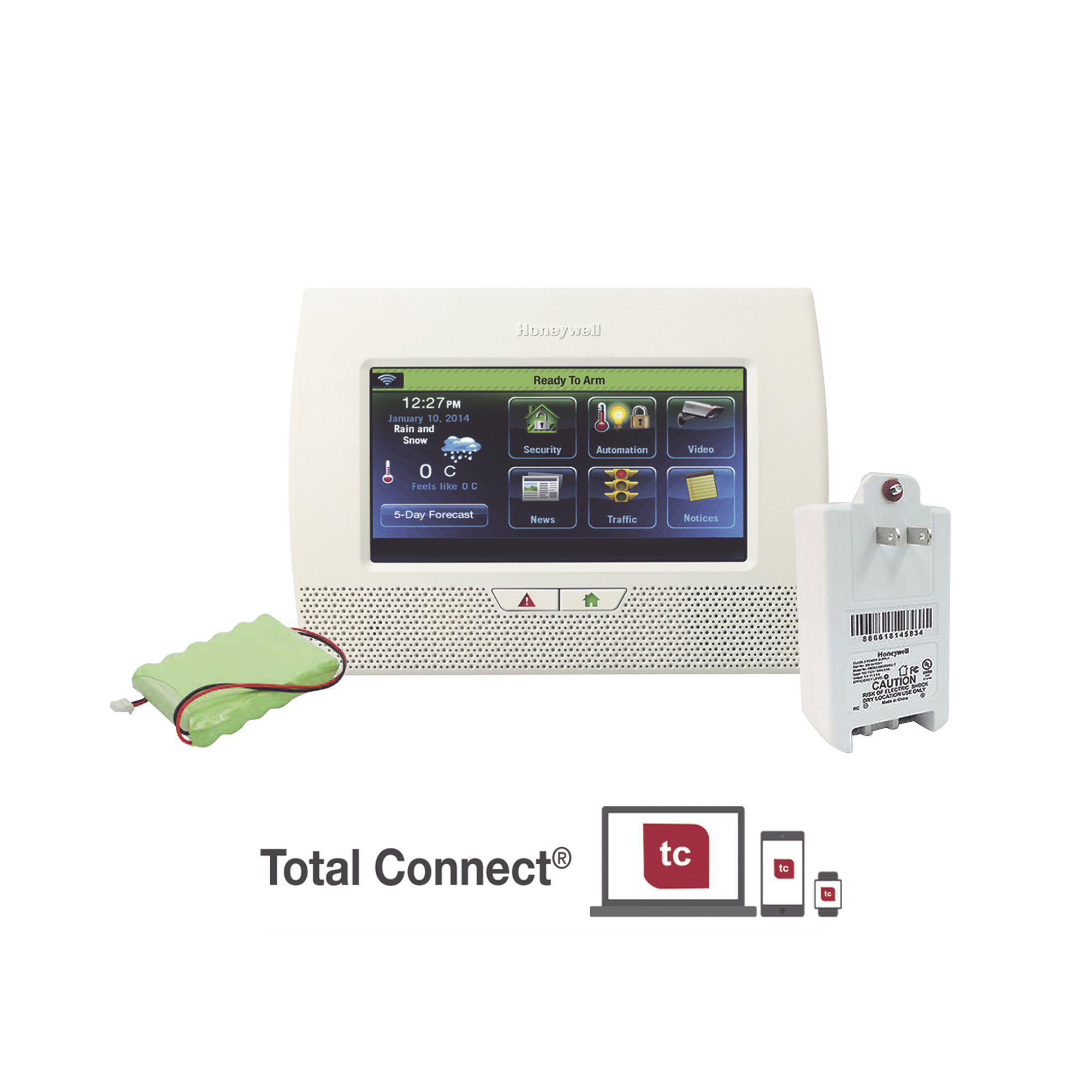 Panel de Alarma Inalambrico con Pantalla Touch en Español